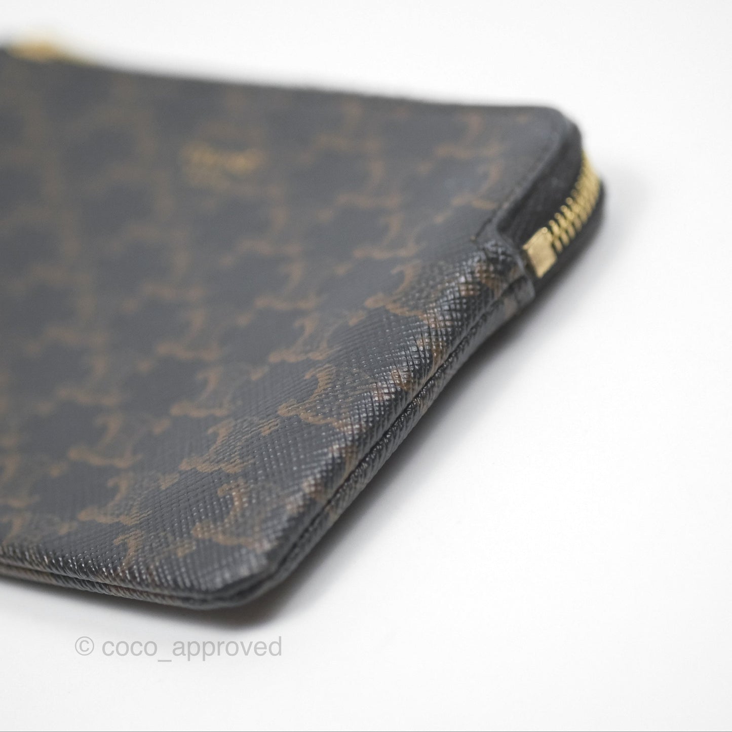 Celine Coin & Card Pouch Triomphe Canvas