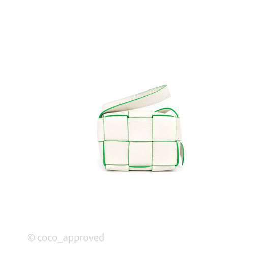 Bottega Veneta Cassette Mini Bag White/ Parakeet