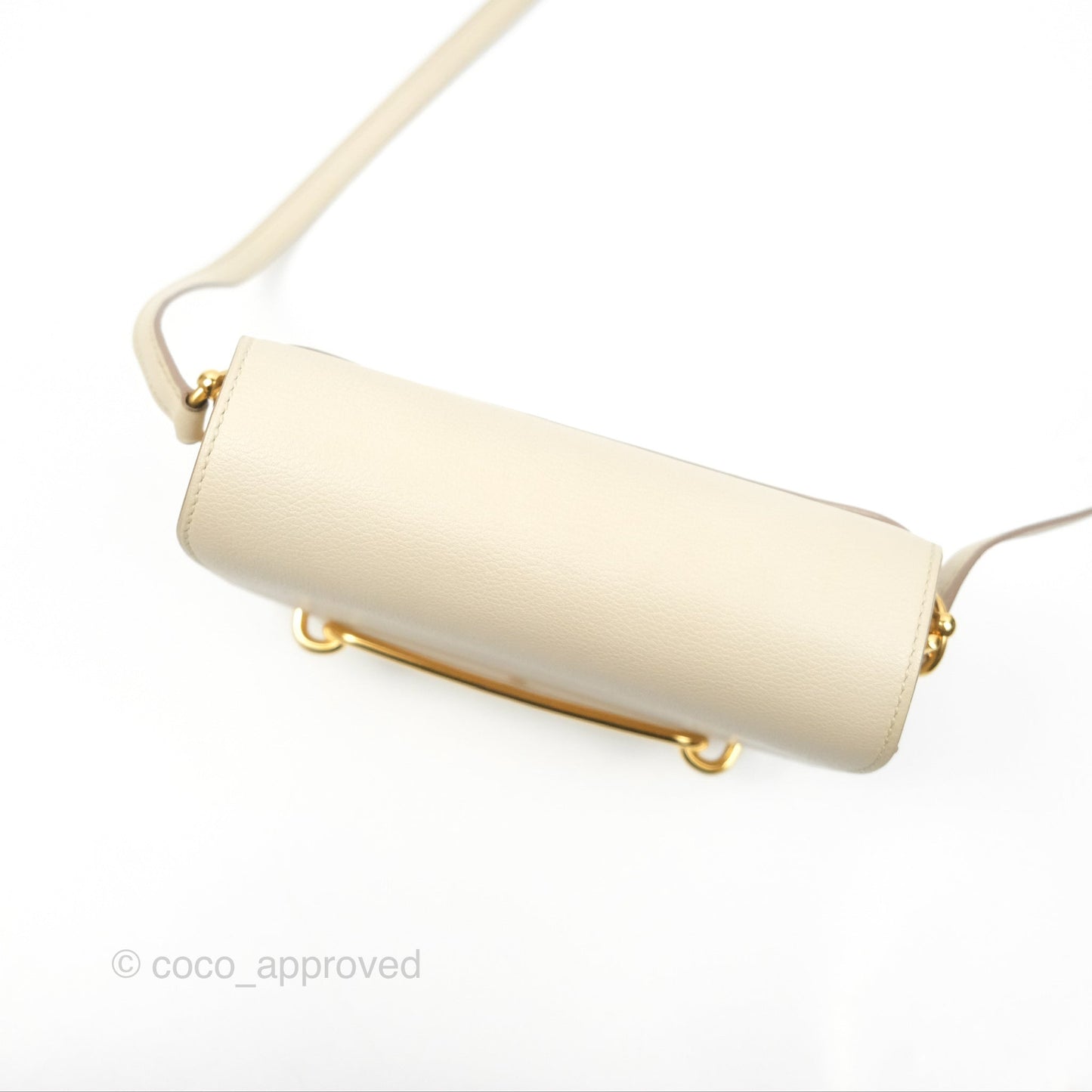 Hermès Roulis Mini 18 Beton Evercolor Gold Hardware