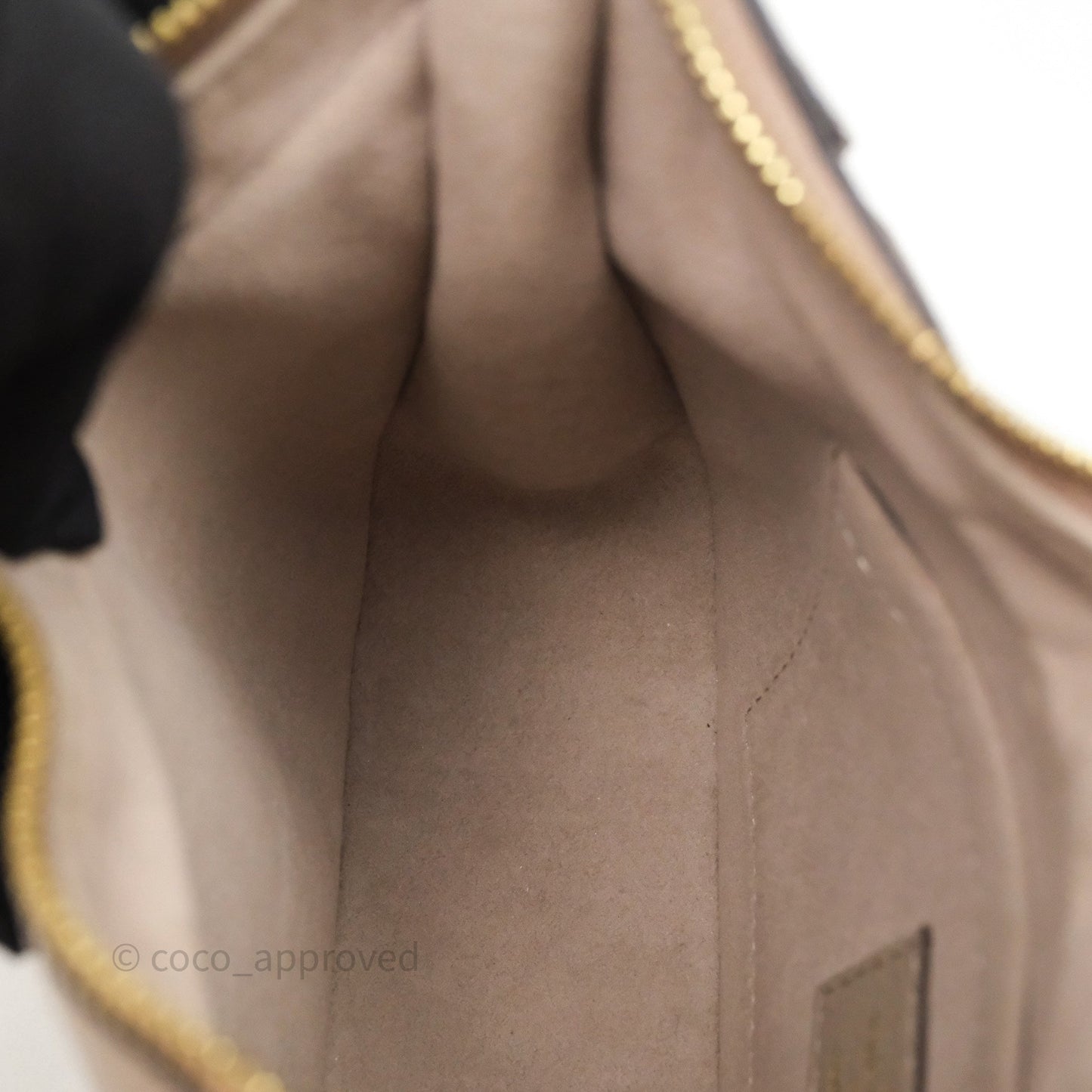 Louis Vuitton Bagatelle Bag Monogram Empreinte Beige