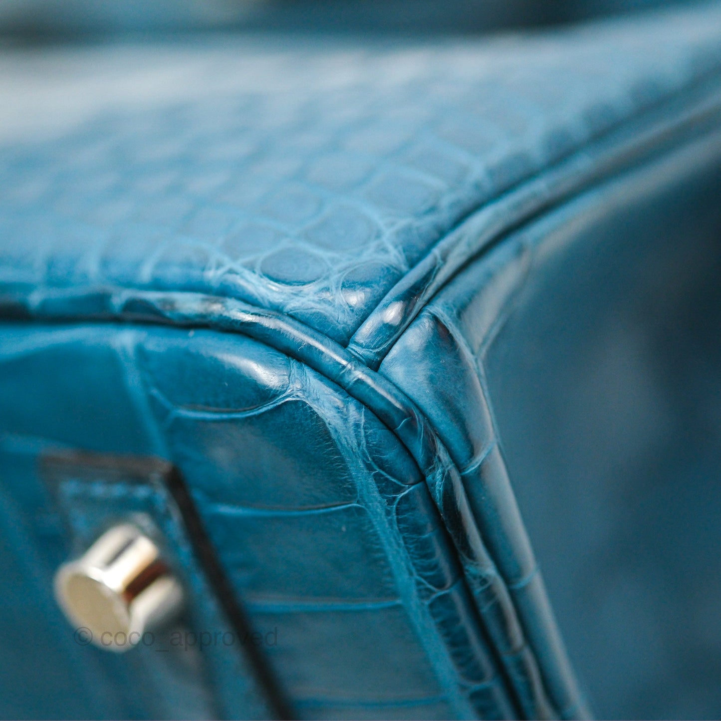 Hermès Birkin 30 Retourne Colvert Matte Niloticus Crocodile Palladium Hardware