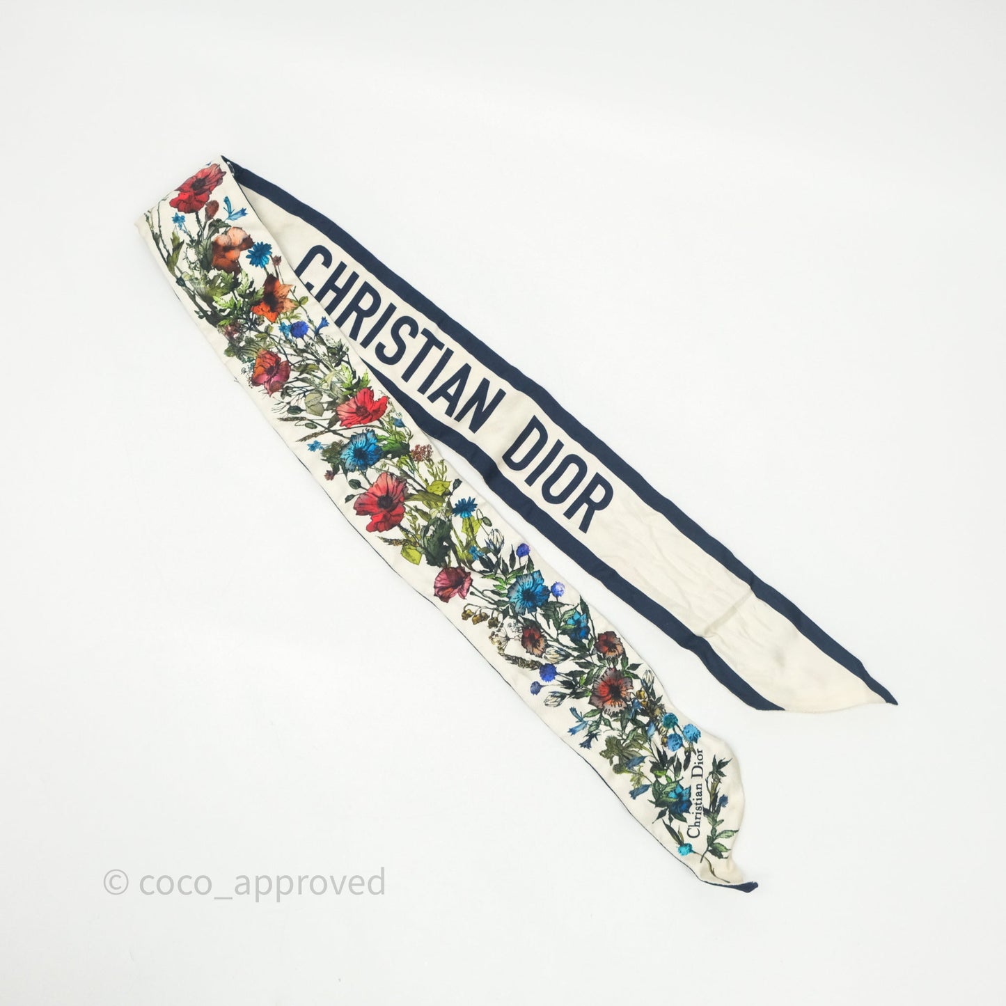 Christian Dior D-Millefiori Mitzah Silk Twilly