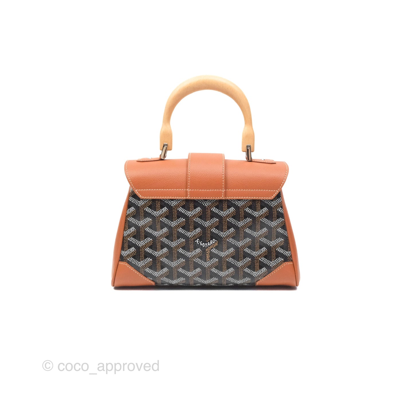 Goyard Saïgon Mini Bag Tan Goyardine Canvas/Chevroches Calfskin