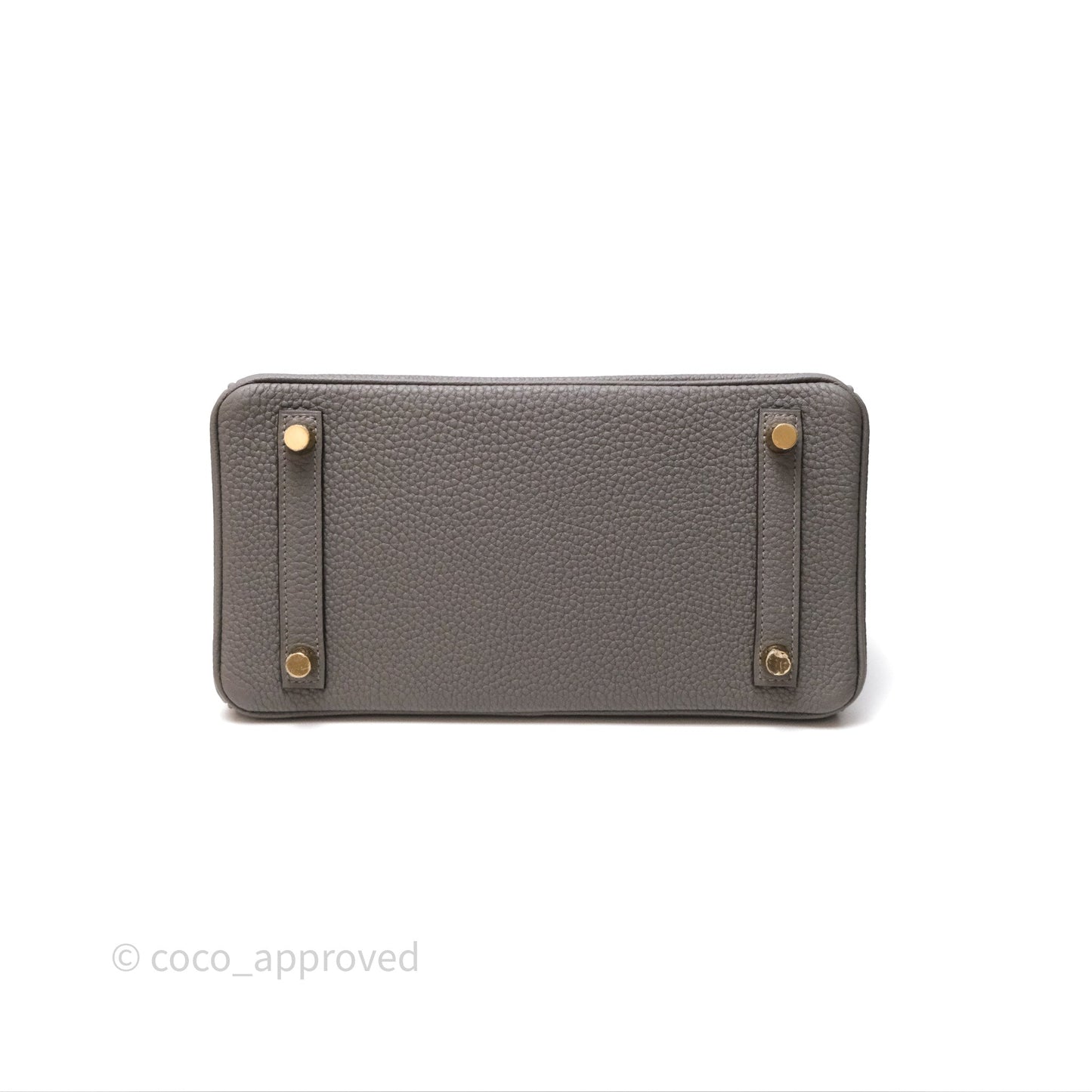 Hermès Birkin 25 Retourne Gris Meyer 0L Togo Gold Hardware