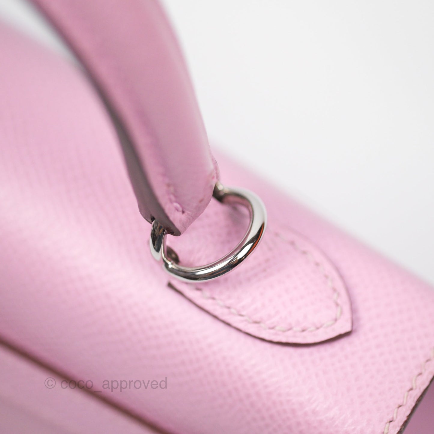 Hermès Sellier Kelly 25 Mauve Sylvestre X9 Epsom Palladium Hardware
