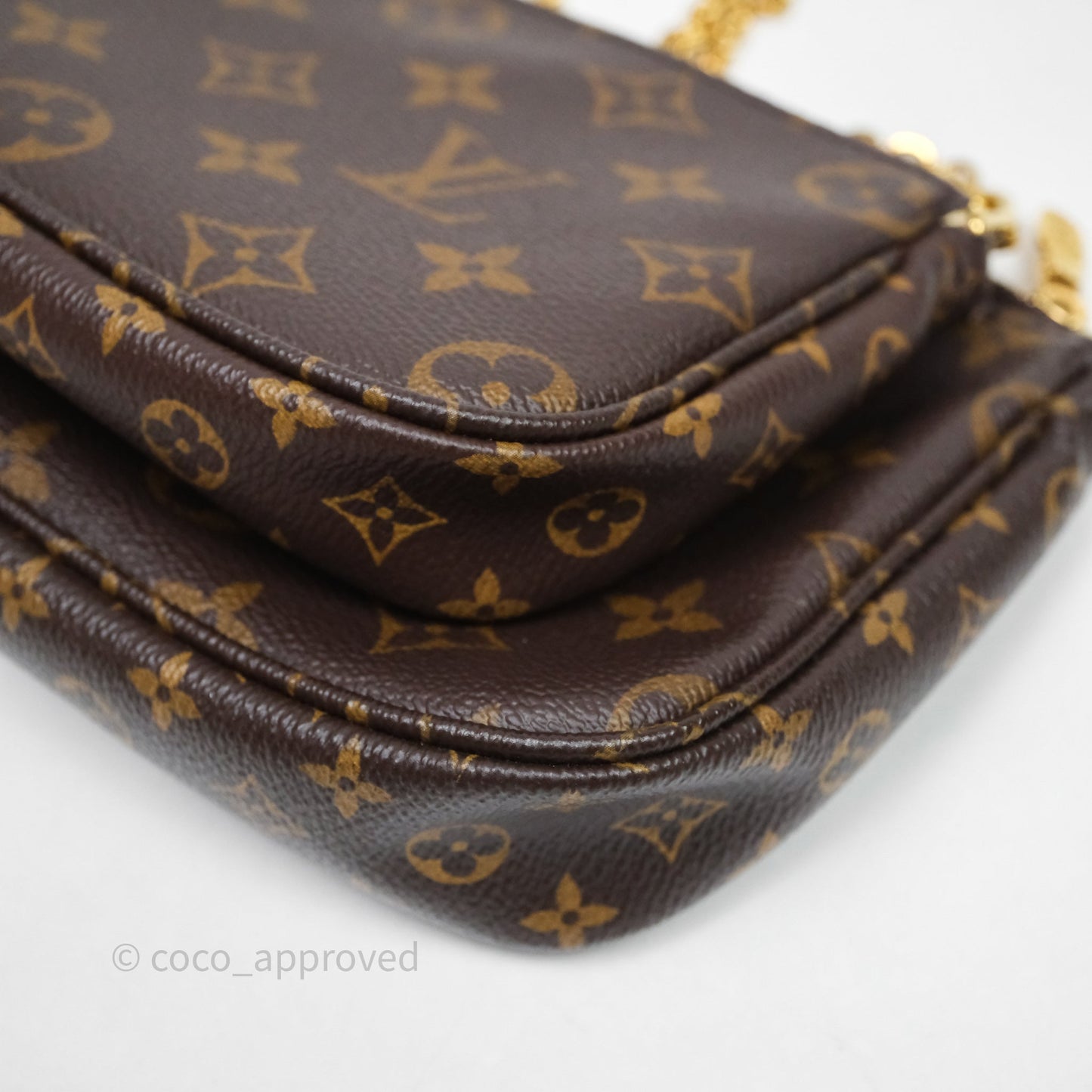 Louis Vuitton Multi Pochette Accessories Khaki Monogram Canvas