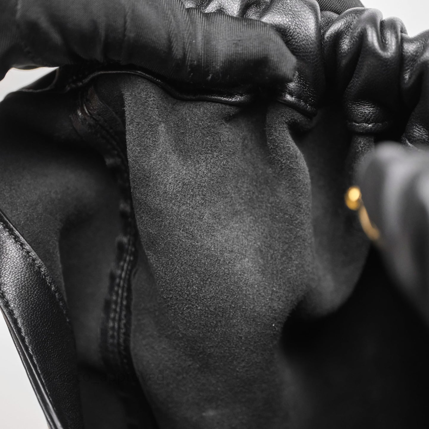 Loewe Small Squeeze Bag in Mellow Nappa Lambskin Black