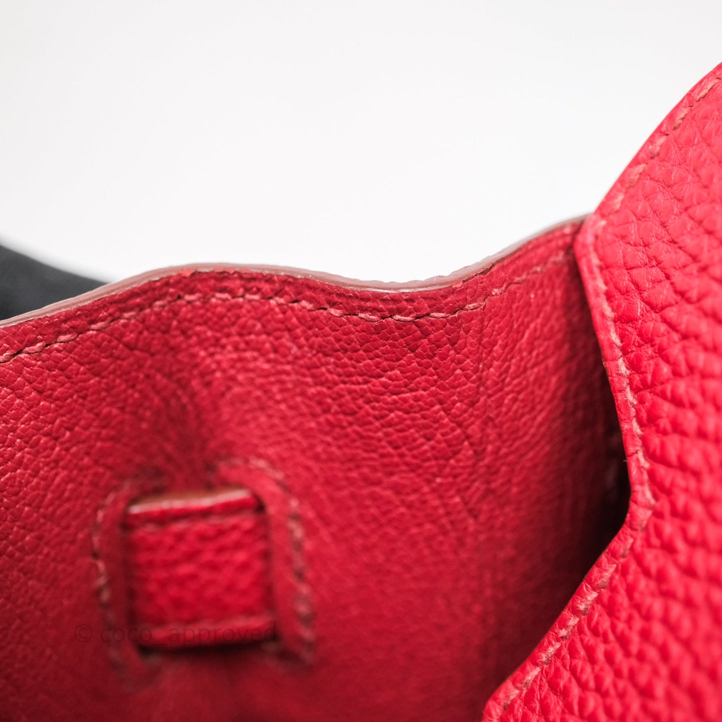 Hermès Birkin 30 Rouge Togo Palladium Hardware