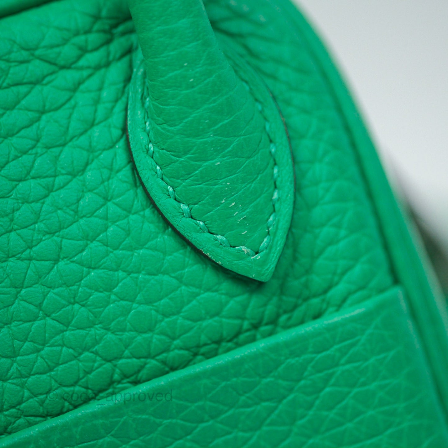 Hermès Mini Lindy 20 Menthe 6W Clemence Palladium Hardware