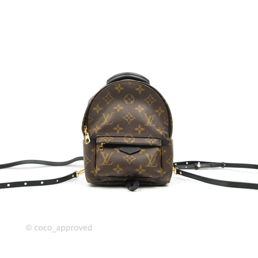 Louis Vuitton Mini Palm Springs Monogram Canvas Backpack⁣
