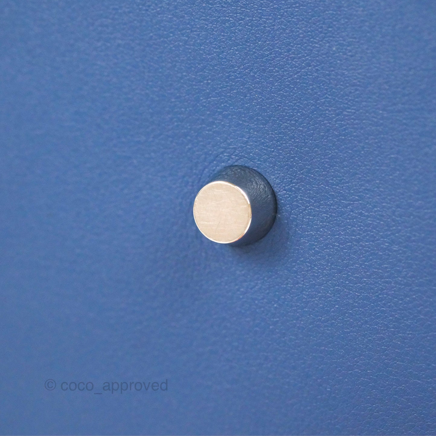Hermès Lindy 26 Bleu Brighton/ Capucine Swift Palladium Hardware