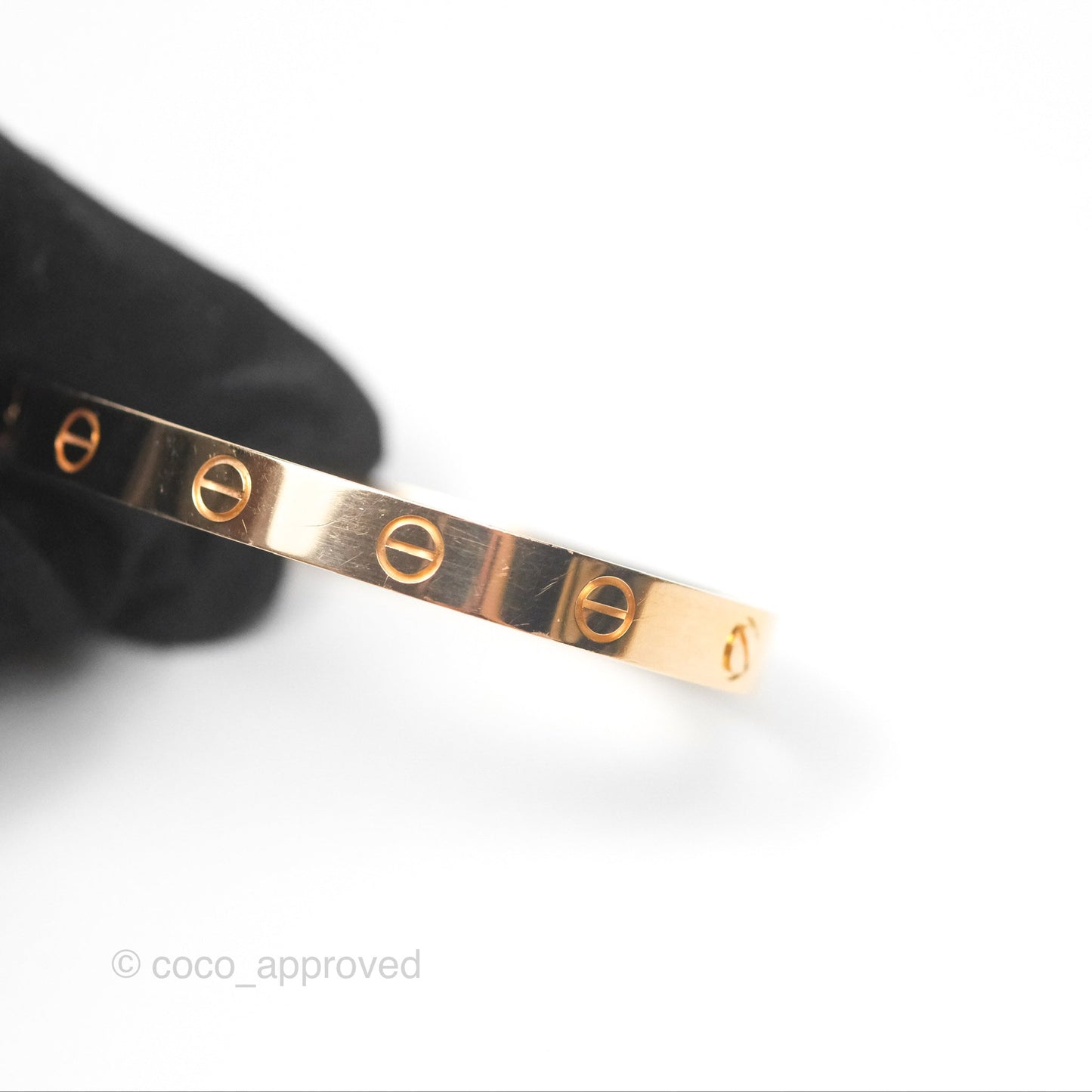 Cartier Love Bracelet Rose Gold Size 16