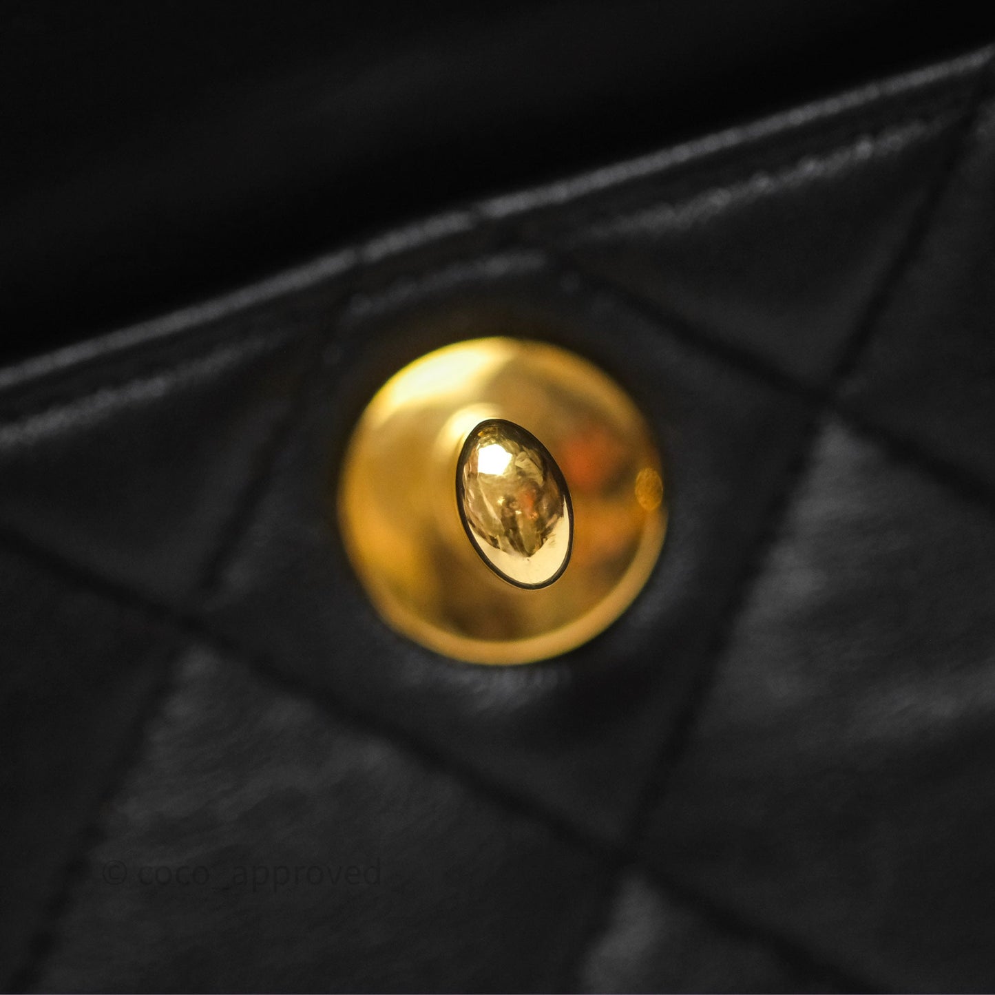 Chanel Vintage CC Duma Backpack Black Lambskin 24K Gold Hardware