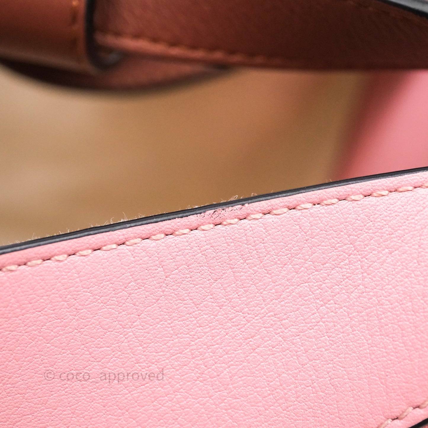 Loewe Small Hammock Shoulder Bag Pink Tan