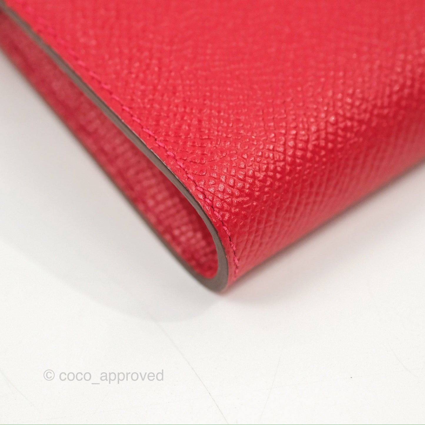 Hermès Kelly Wallet Rouge Casaque Epsom Gold Hardware