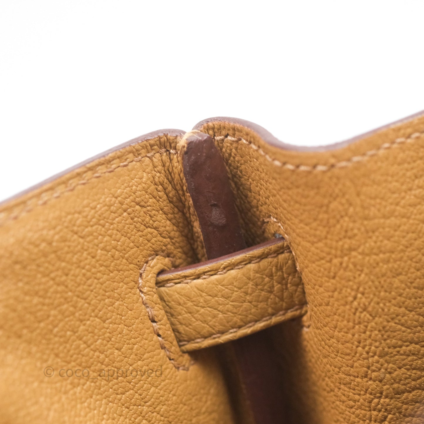 Hermès Birkin 25 Retourne Biscuit 4B Togo Gold Hardware