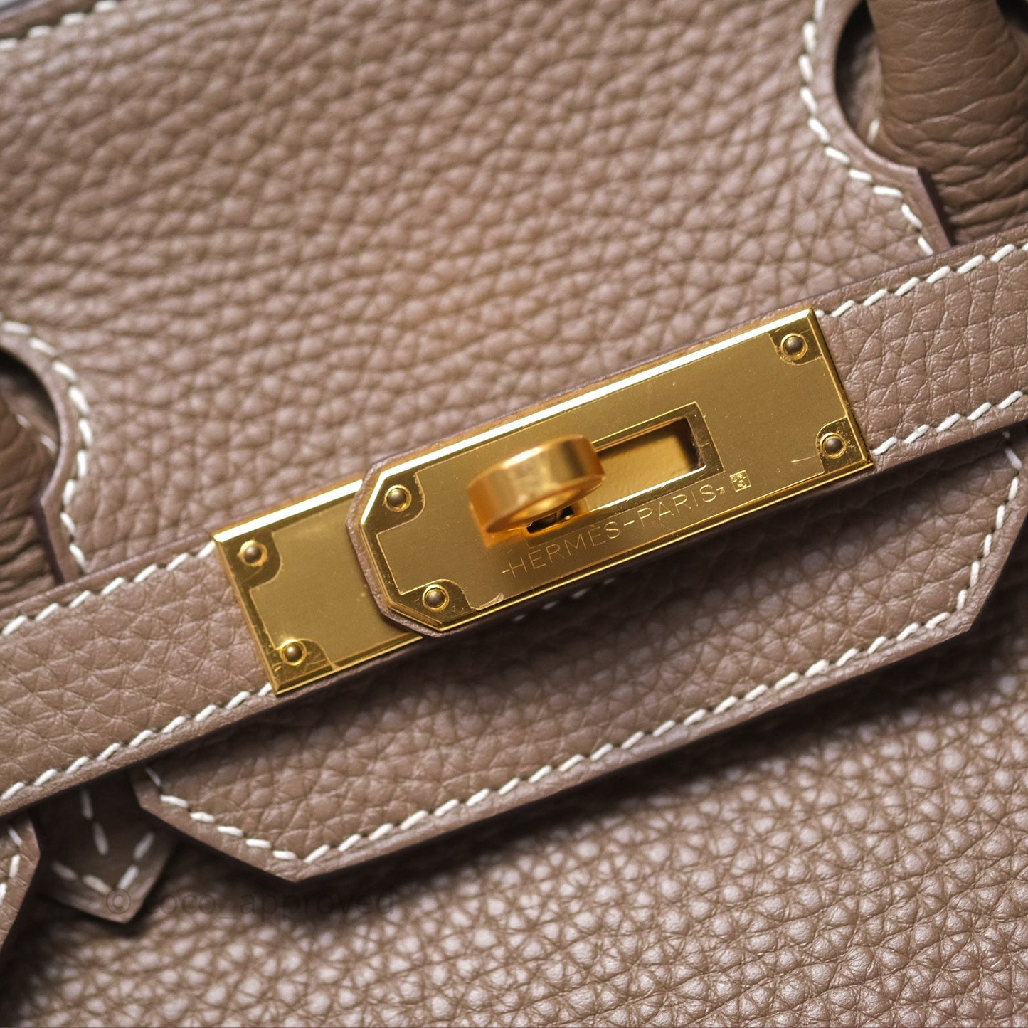 Hermès Birkin 30 Retourne Etoupe 18 Togo Gold Hardware