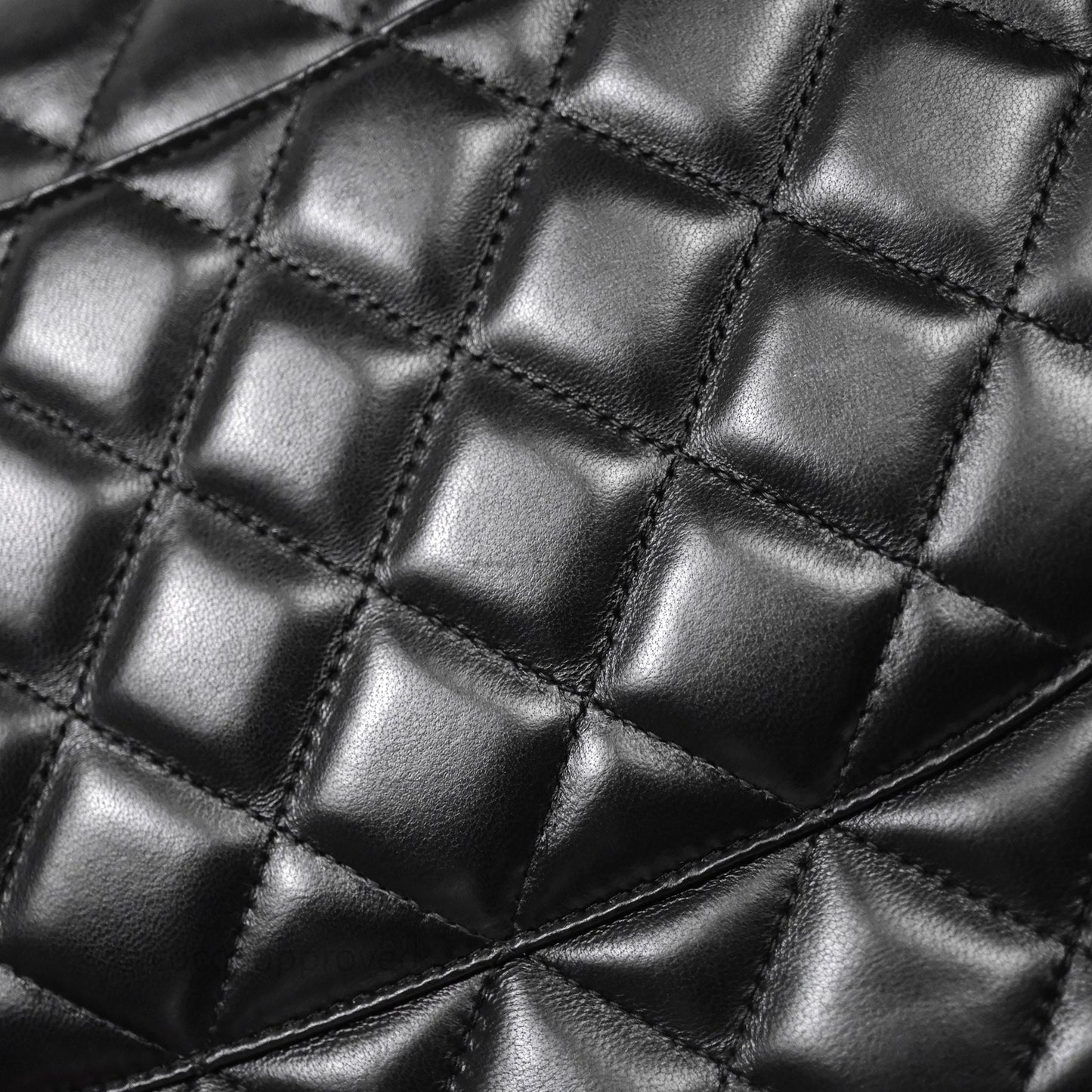 Chanel Classic Jumbo Double Flap Black Lambskin Bag Gold Hardware