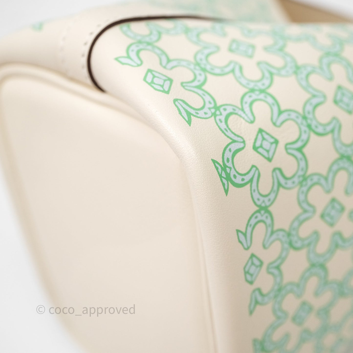 Hermès Micro Picotin 14 Lucky Daisy Nata I2 Vert Swift Palladium Hardware