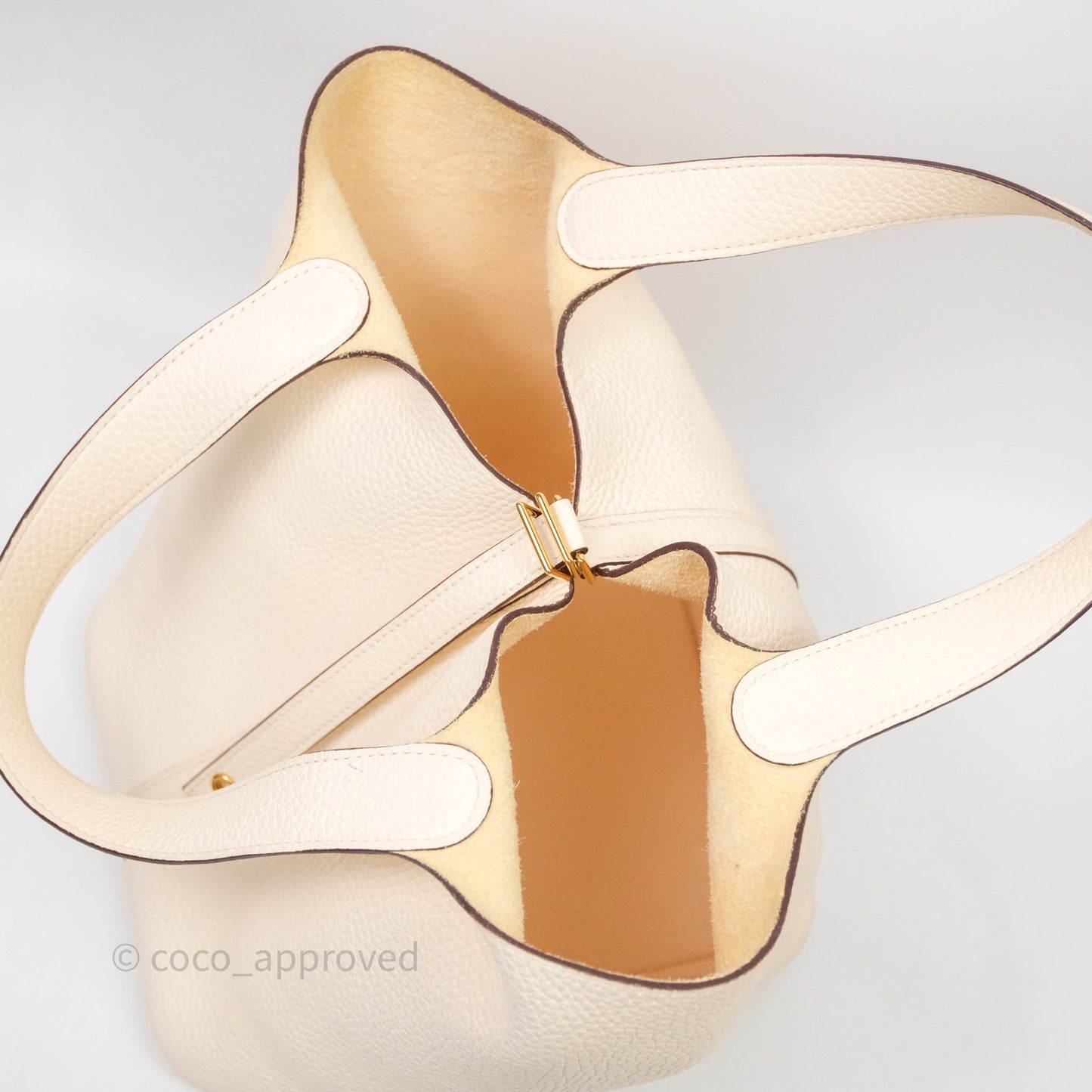 Hermès Picotin 22 Nata I2 Clemence Gold Hardware