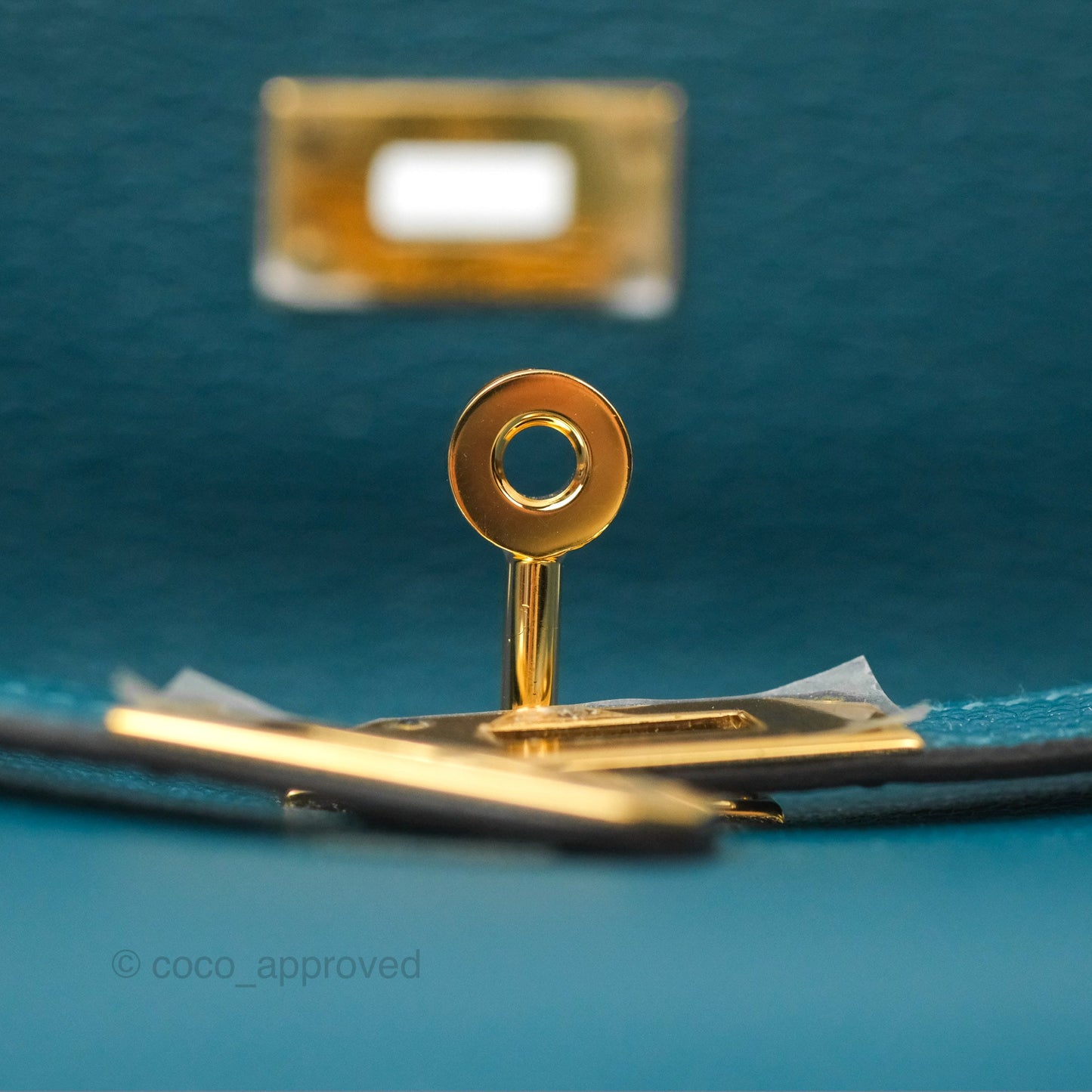 Hermès Kelly To Go Wallet Vert Bosphore Chevre Mysore Gold Hardware