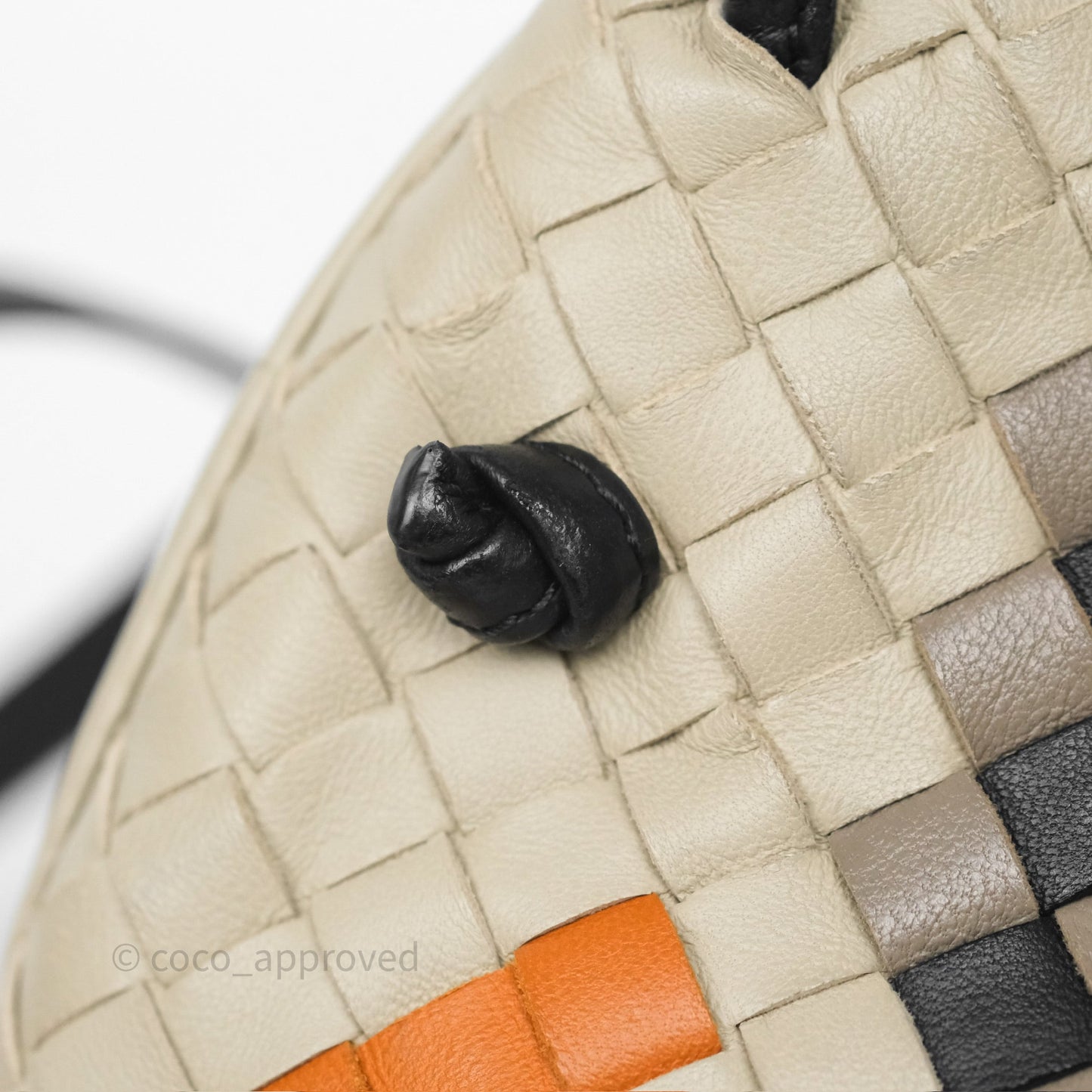Bottega Veneta Nodini Crossbody Bag Cement Abstract Nappa Intrecciato