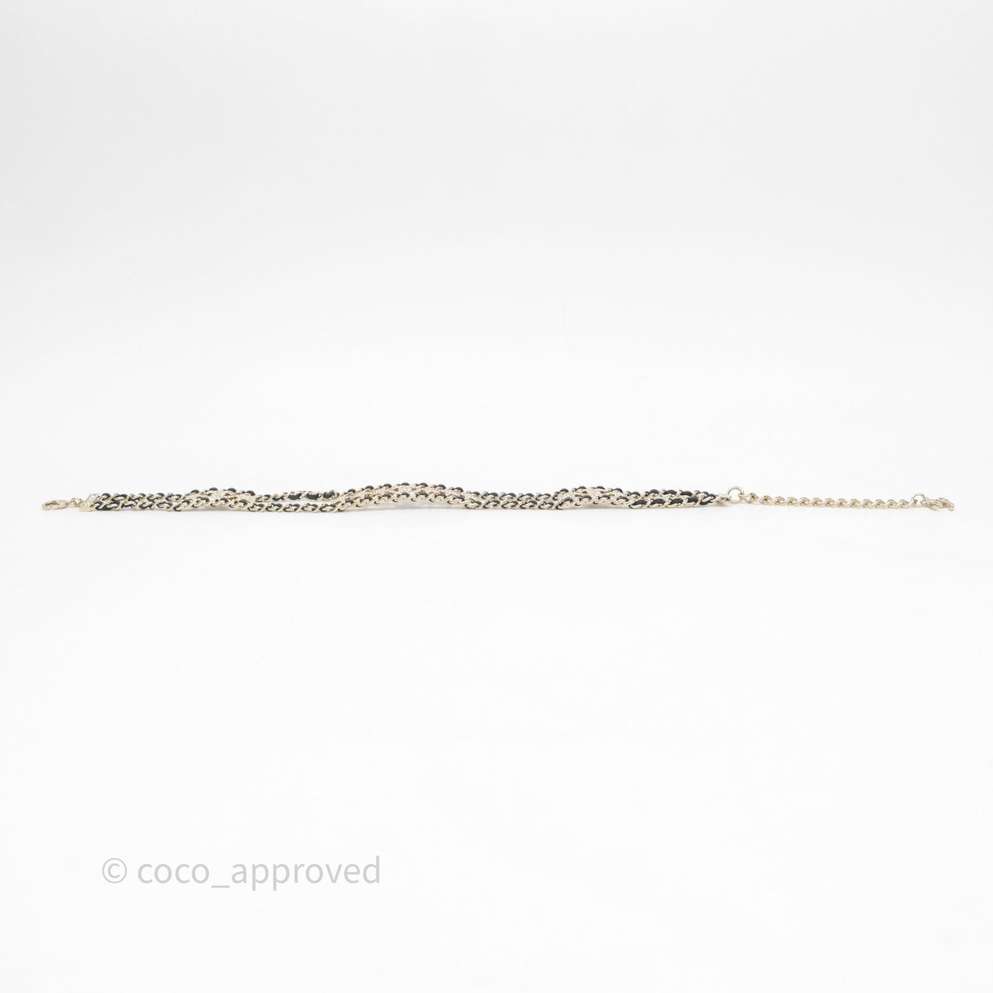 Chanel CC Leather Star Crystals Chocker 23C