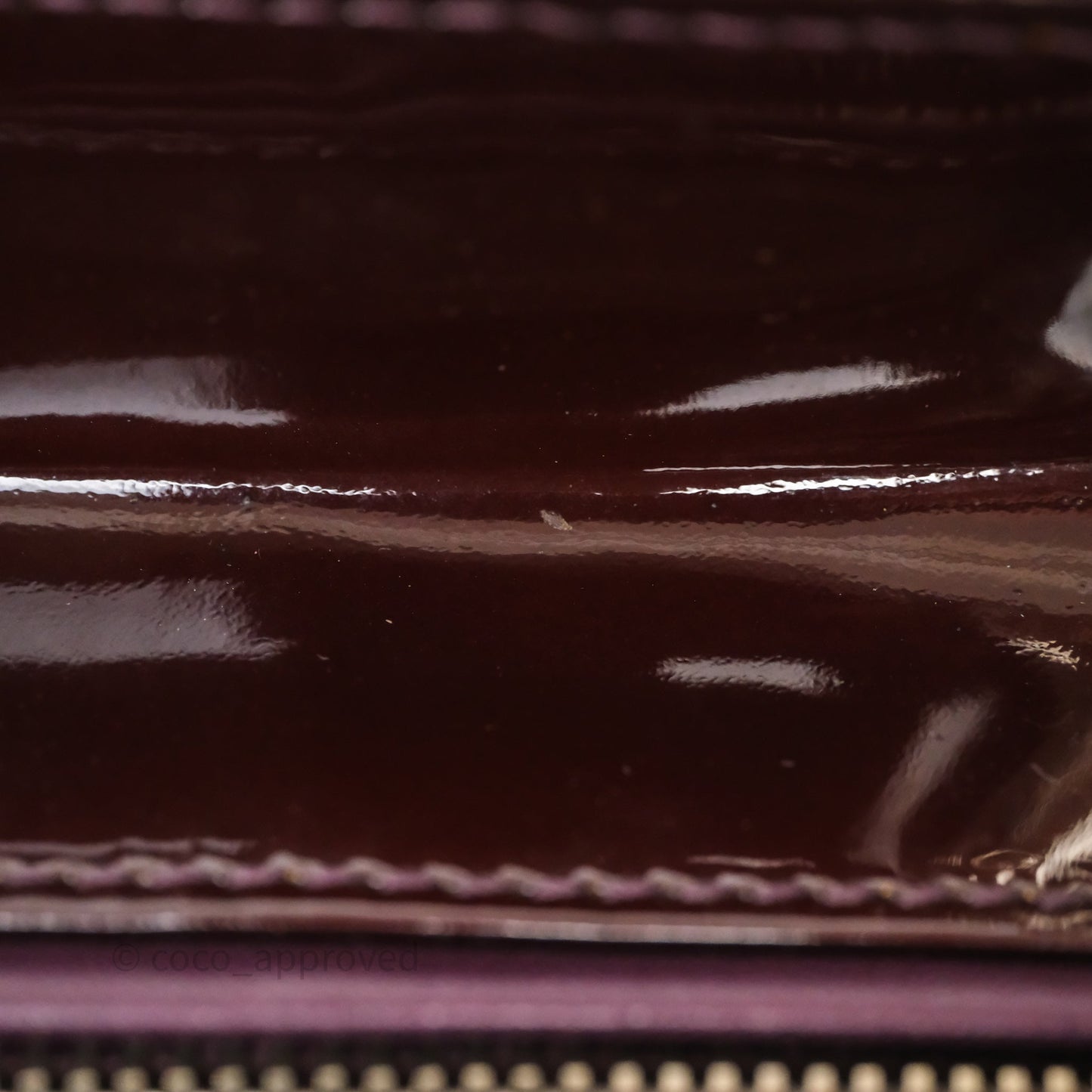 Christian Dior Medium Lady Dior Burgundy Patent Silver Hardware
