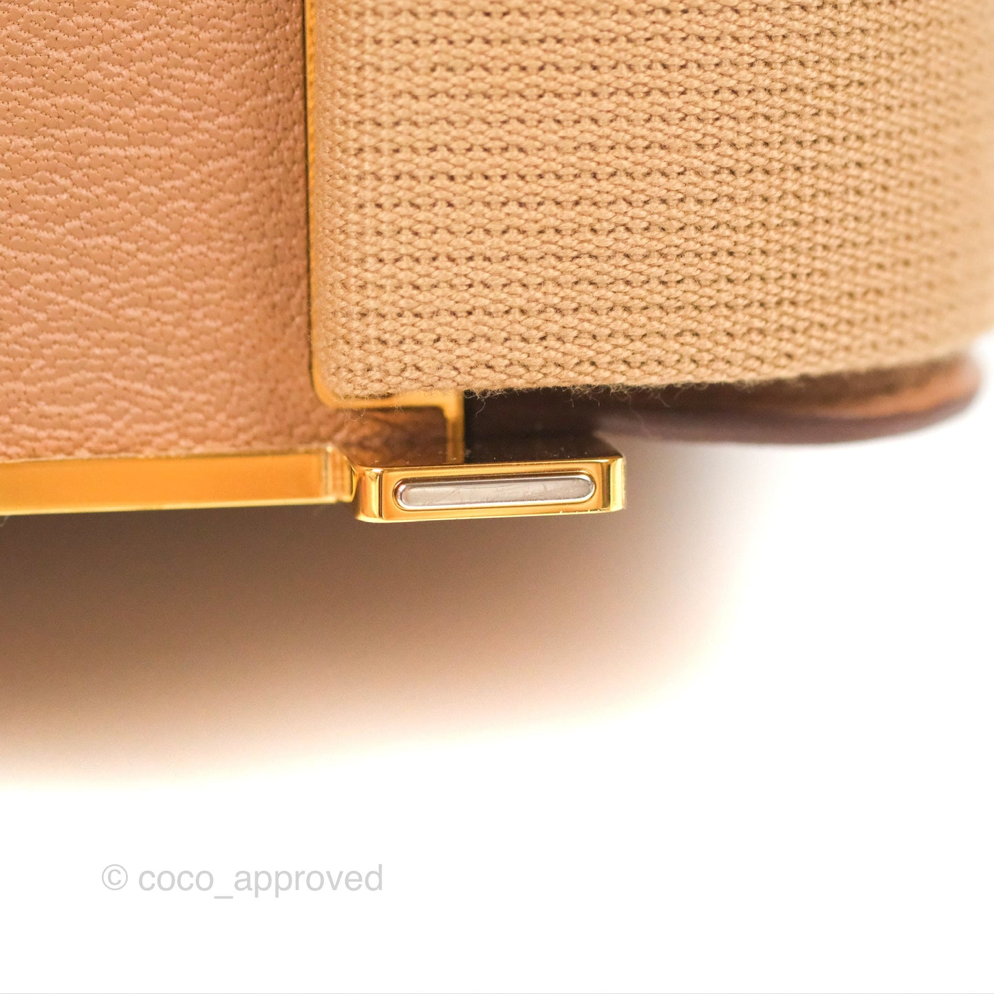 Hermès Geta Bag Chai 0M Quebracho 2J Gold Hardware