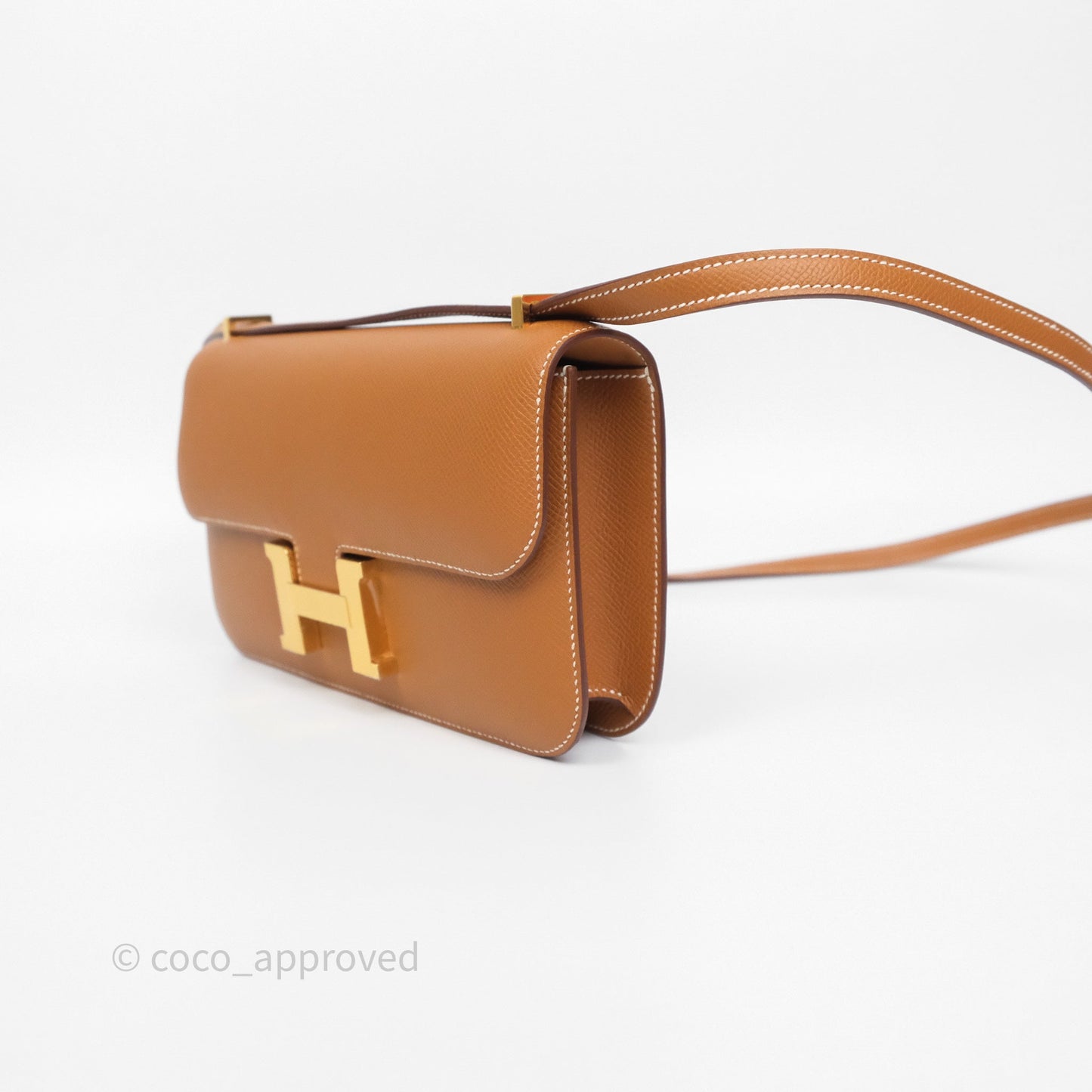 Hermès Constance Elan Gold 37 Epsom Gold Hardware