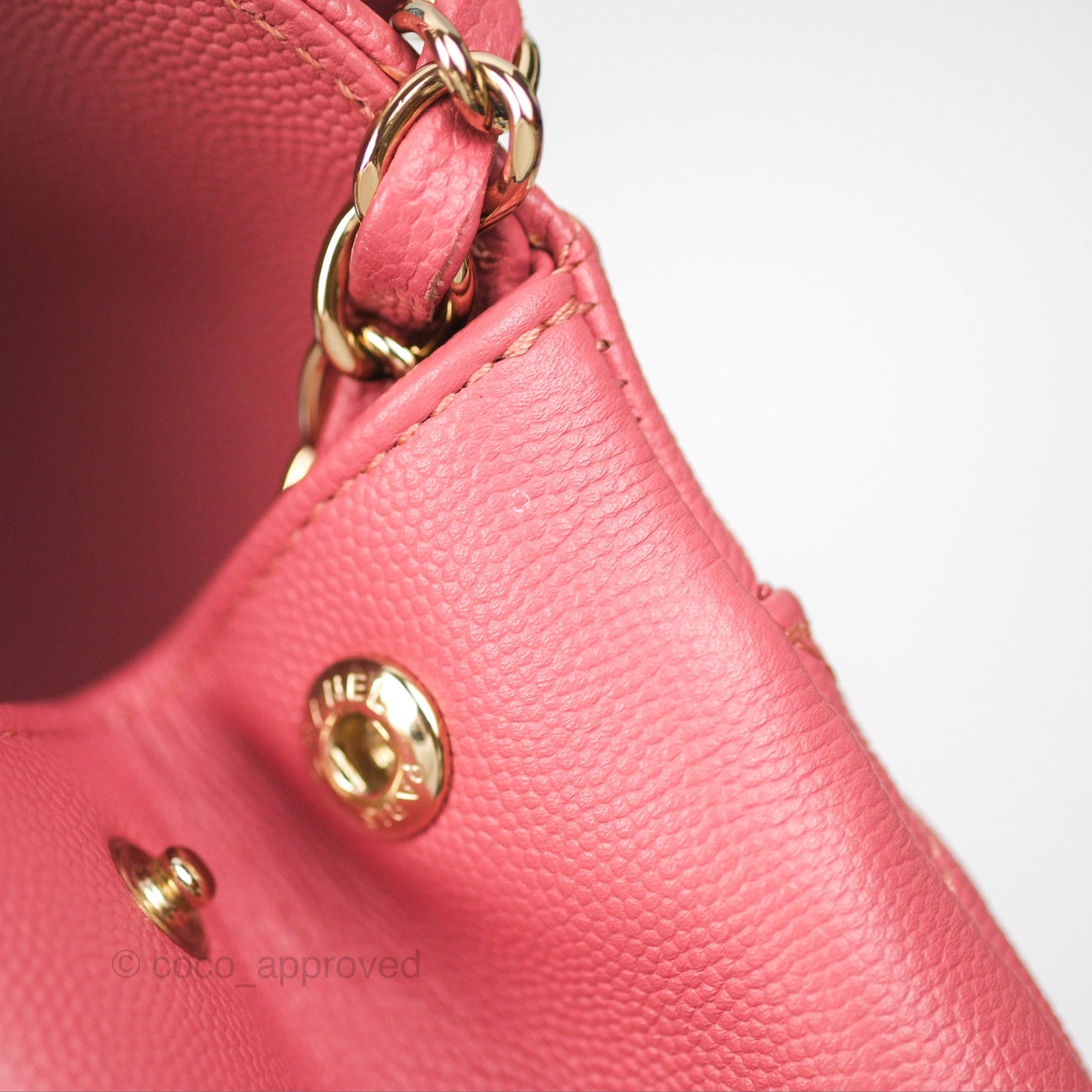 Chanel Quilted Medium Business Affinity Flap Pink Caviar Gold Hardware