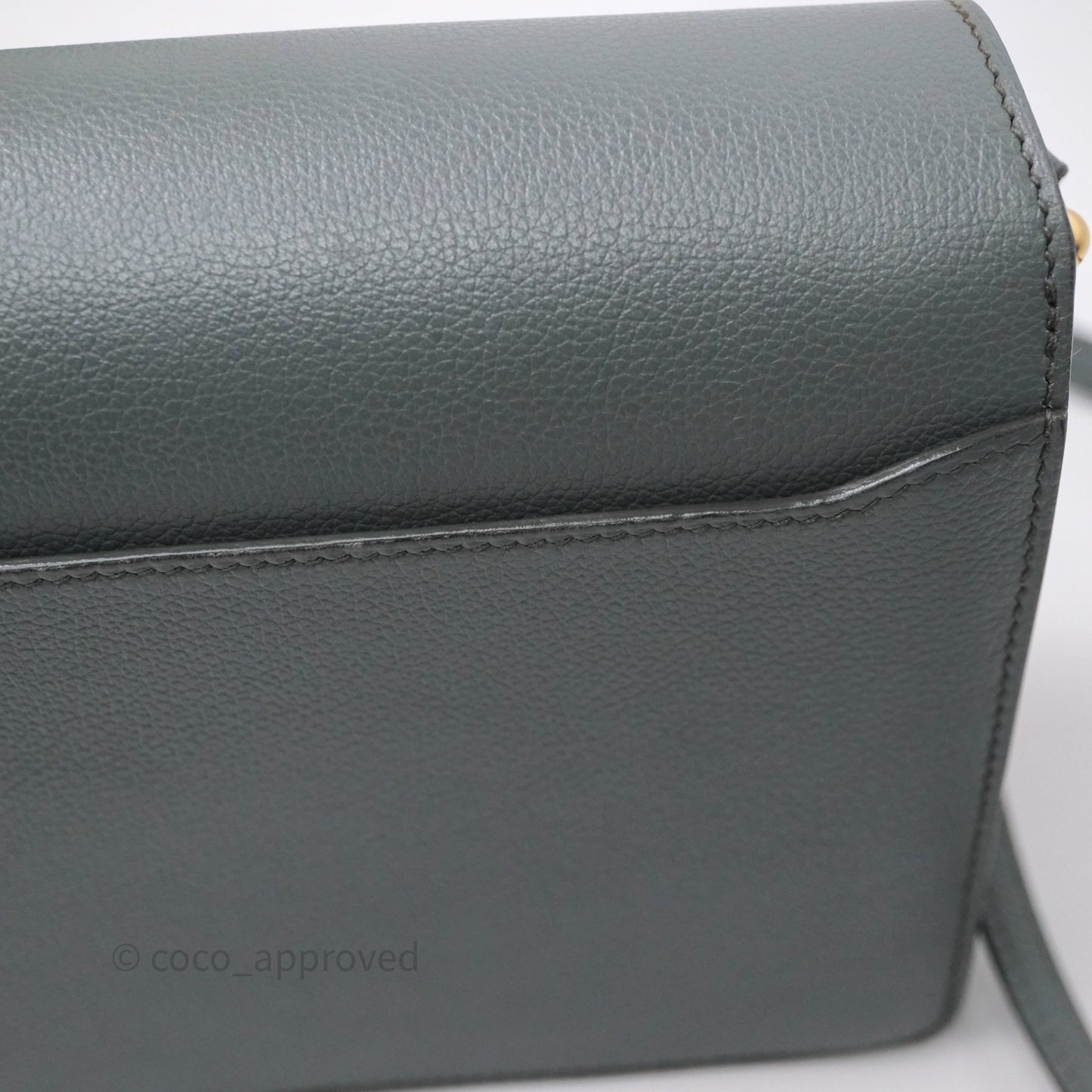 Hermès Roulis Mini 18 Vert Amancde 63 Evercolor Gold Hardware