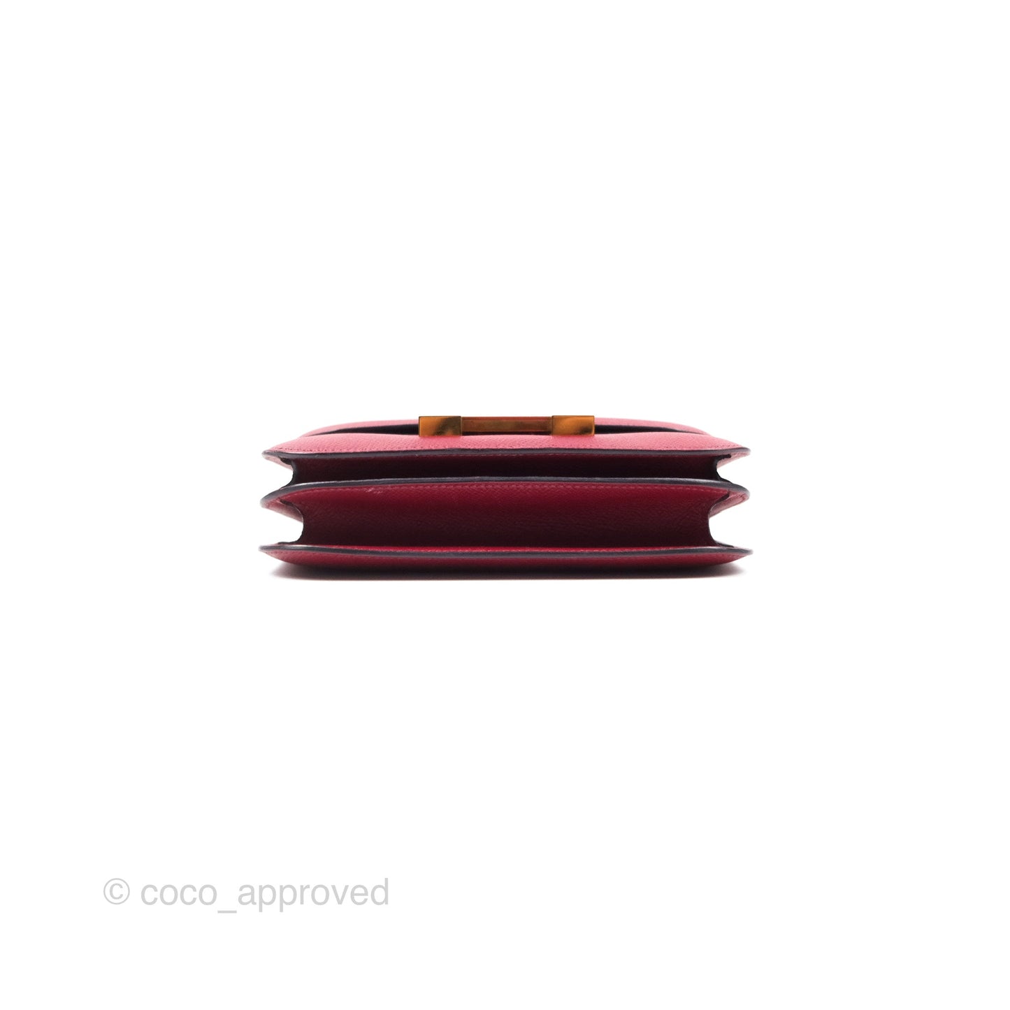 Hermès Constance Mini 18cm Rouge Grenat K1 Epsom Gold Hardware