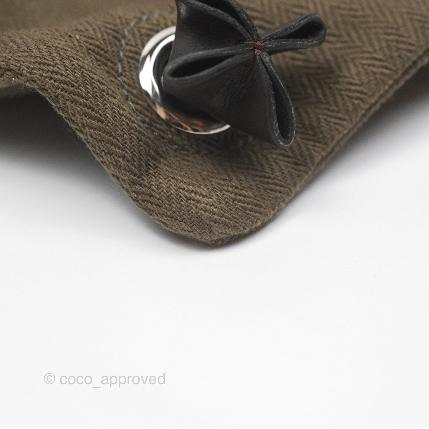 Hermès 2-way Maline Bag Khaki Canvas