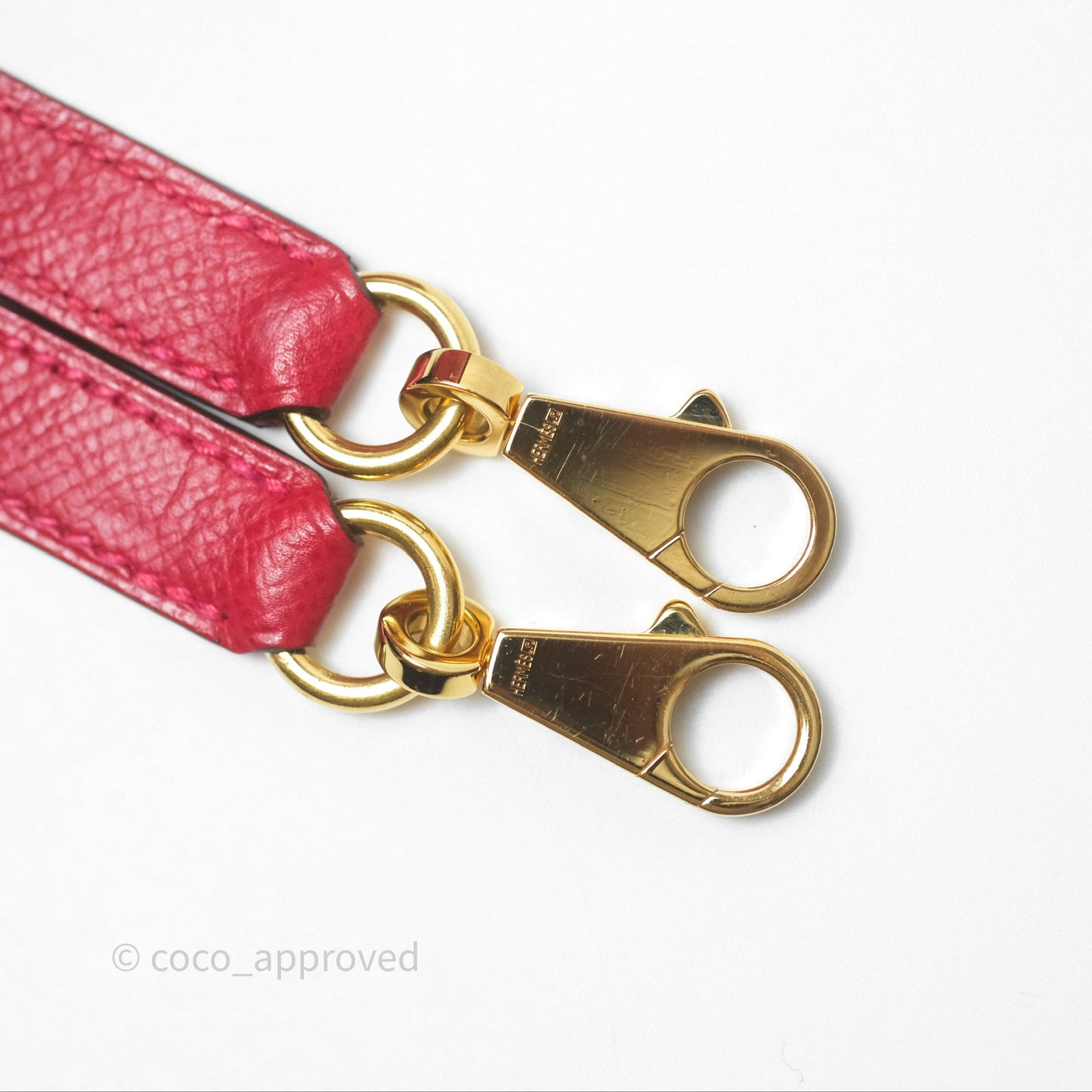 Hermès Sellier Kelly 25 Rouge Casaque Q5 Epsom Gold Hardware