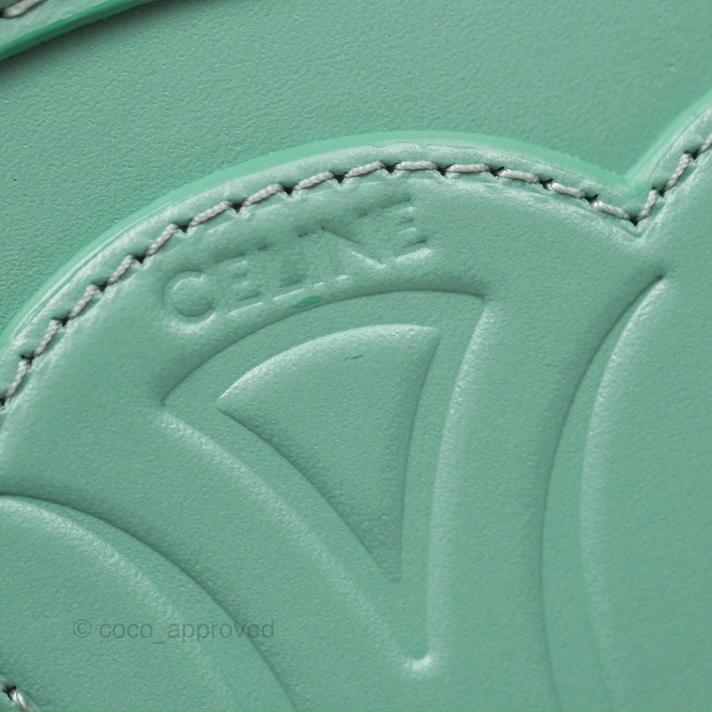Celine Oval Bag Cuir Triomphe Ice Mint Calfskin