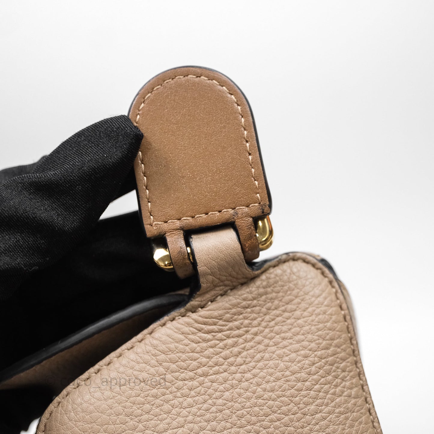 Loewe Small Puzzle Bag Sand Mink Grained Calfskin