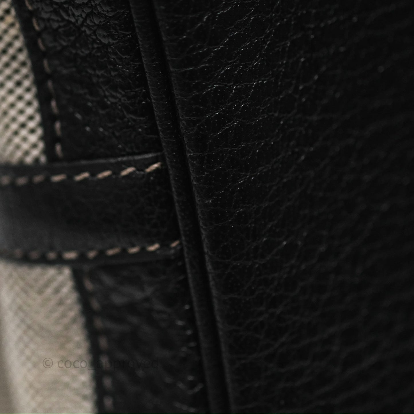 Hermès Garden Party 36 Noir 89 Canvas