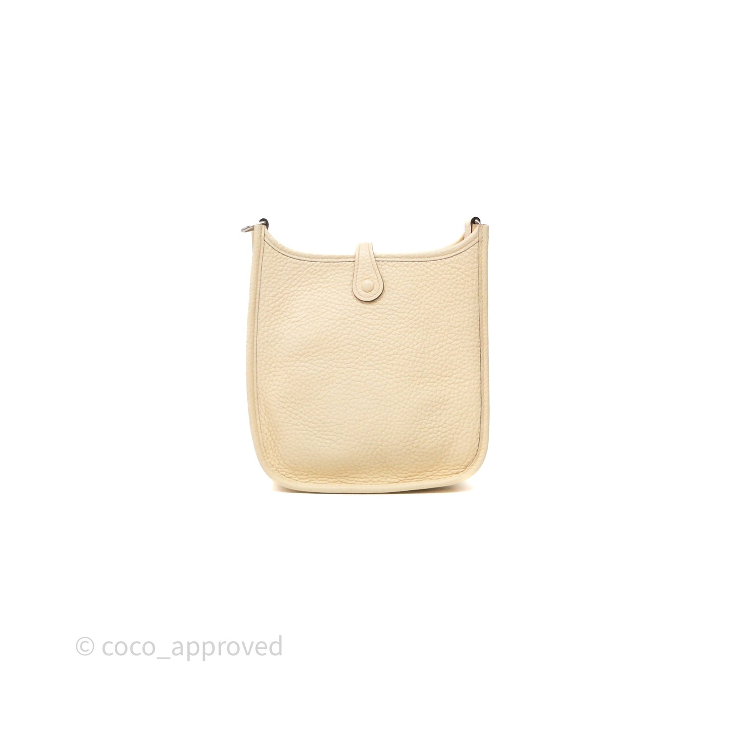 Hermès Mini Evelyne 16 Nata Clemence Black/Vert Bosphore Sangle Flipperball Palladium Hardware