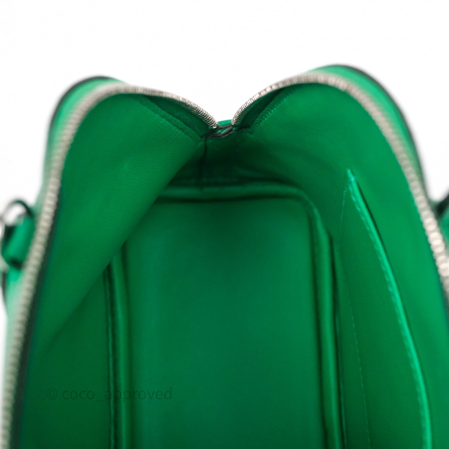 Hermès Bolide Mini 1923 Menthe 6W Chèvre Mysore Palladium Hardware