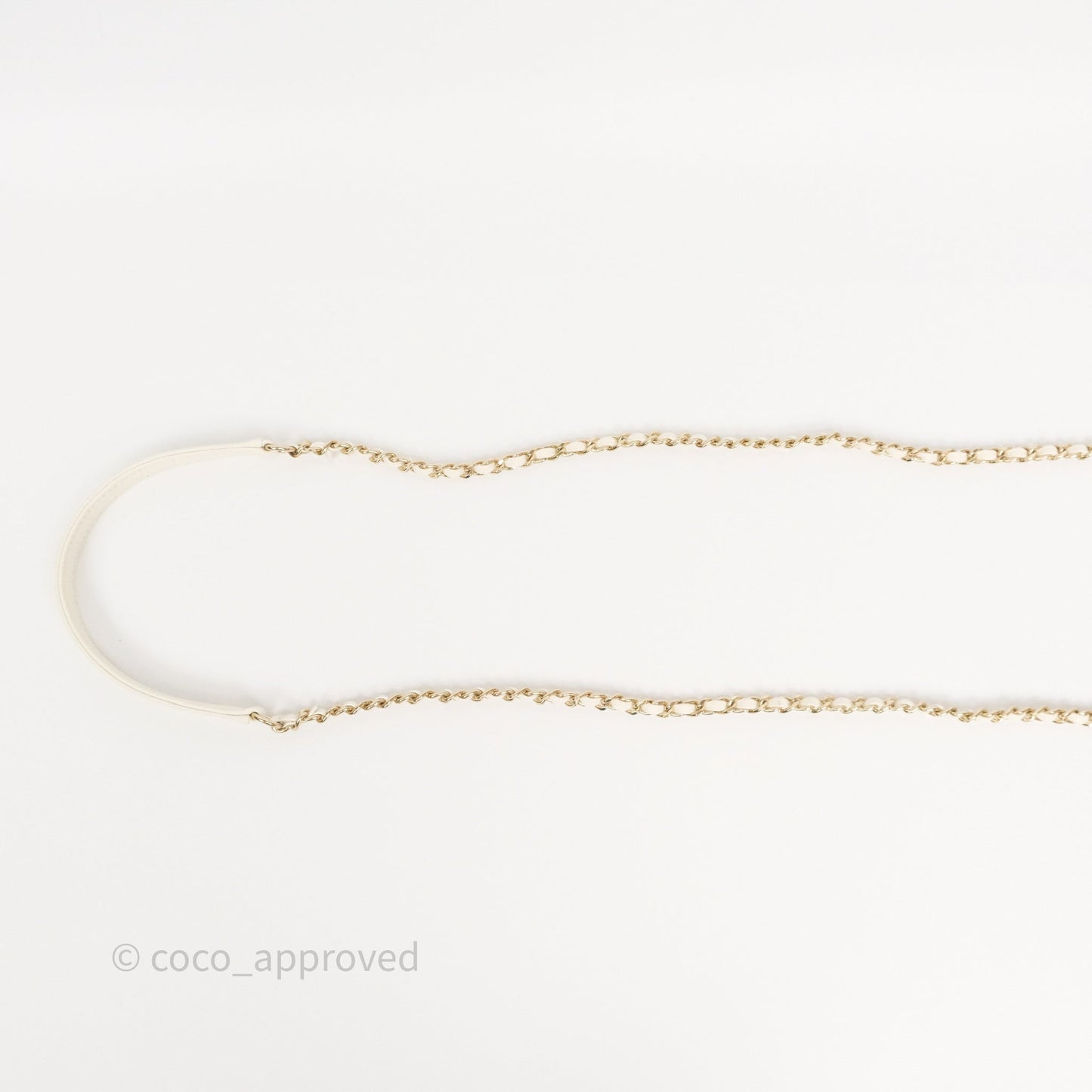 Chanel Mini Coco Handle Quilted Ivory White Caviar Gold Hardware