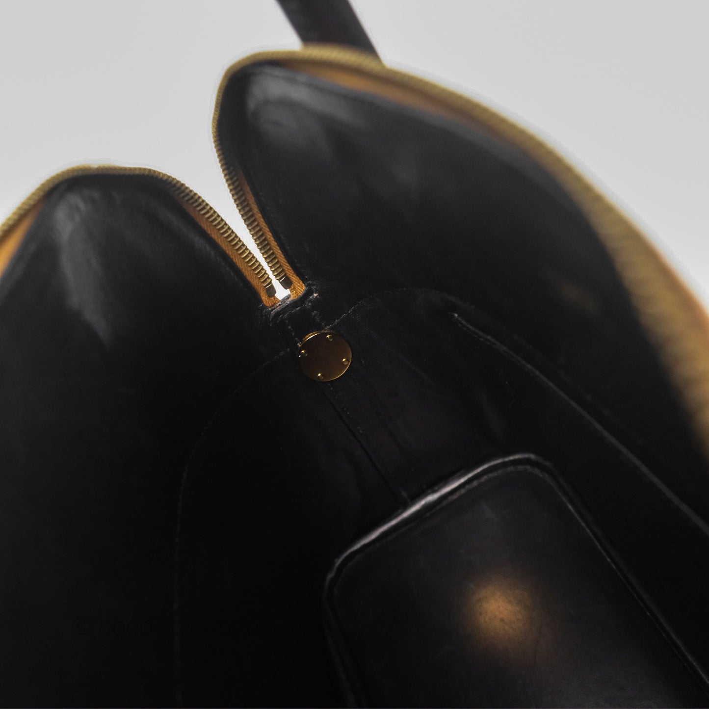 Hermès Bolide 31 Noir 89 / Natural Box Leather Gold Hardware