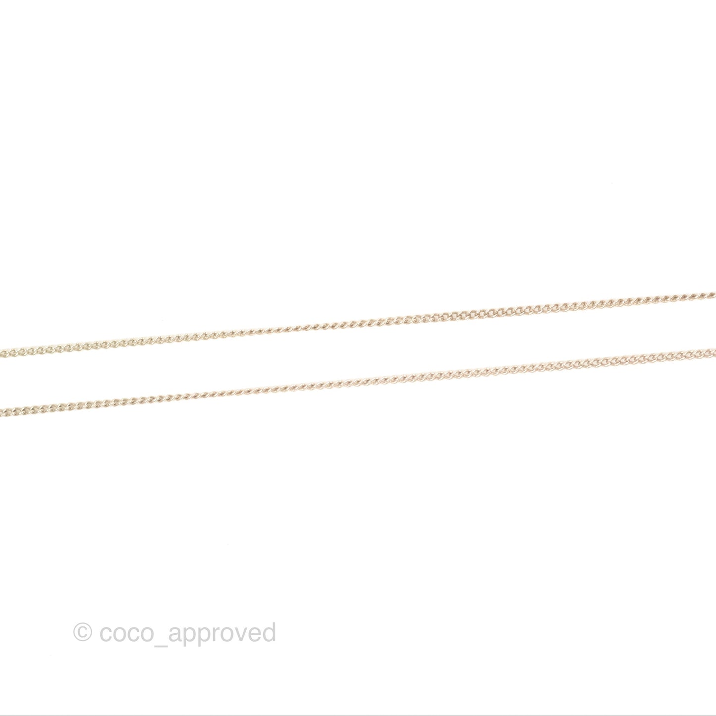 Chanel Crystal Lipstick Charm Pendant Necklace Gold Tone 08A