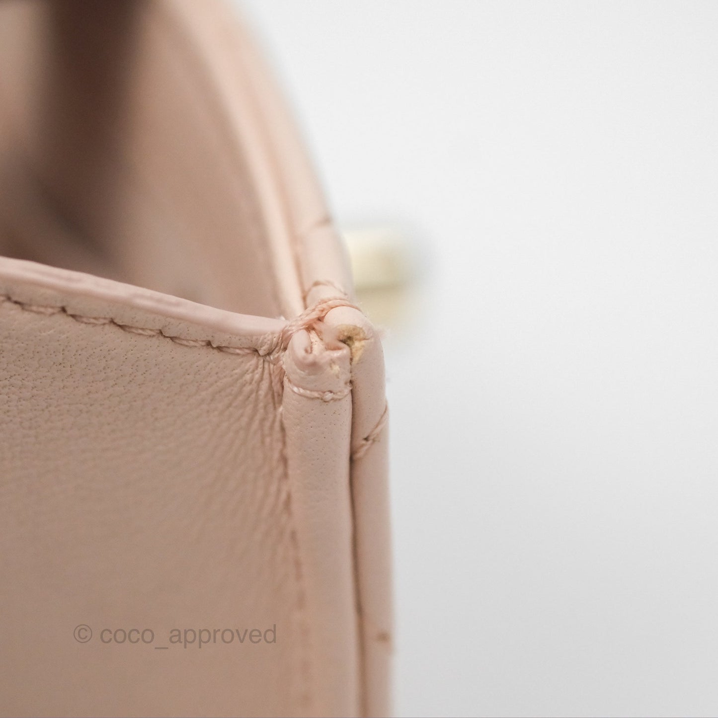 Chanel Mini Quilted Trendy CC Clutch With Chain Light Pink Lambskin Gold Hardware