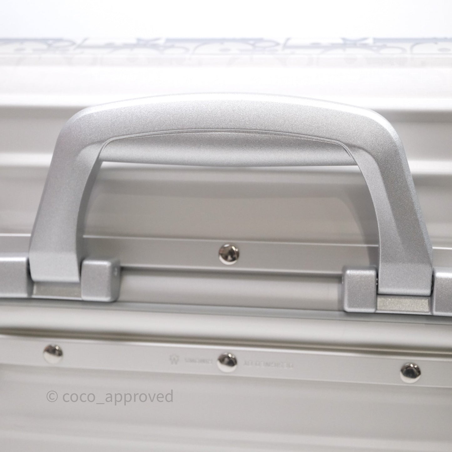 Dior x Rimowa Carry-On Suitcase Gradient Blue Dior Oblique Aluminum