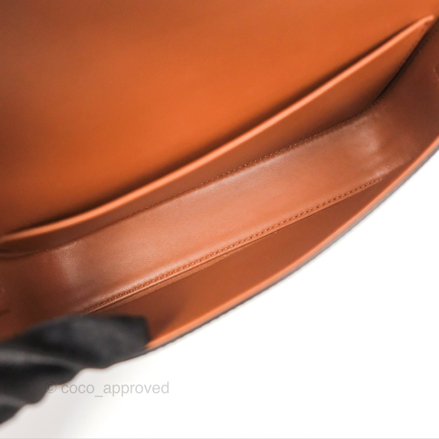 Celine Triomphe Shoulder Bag Tan Calfskin Triomphe Canvas