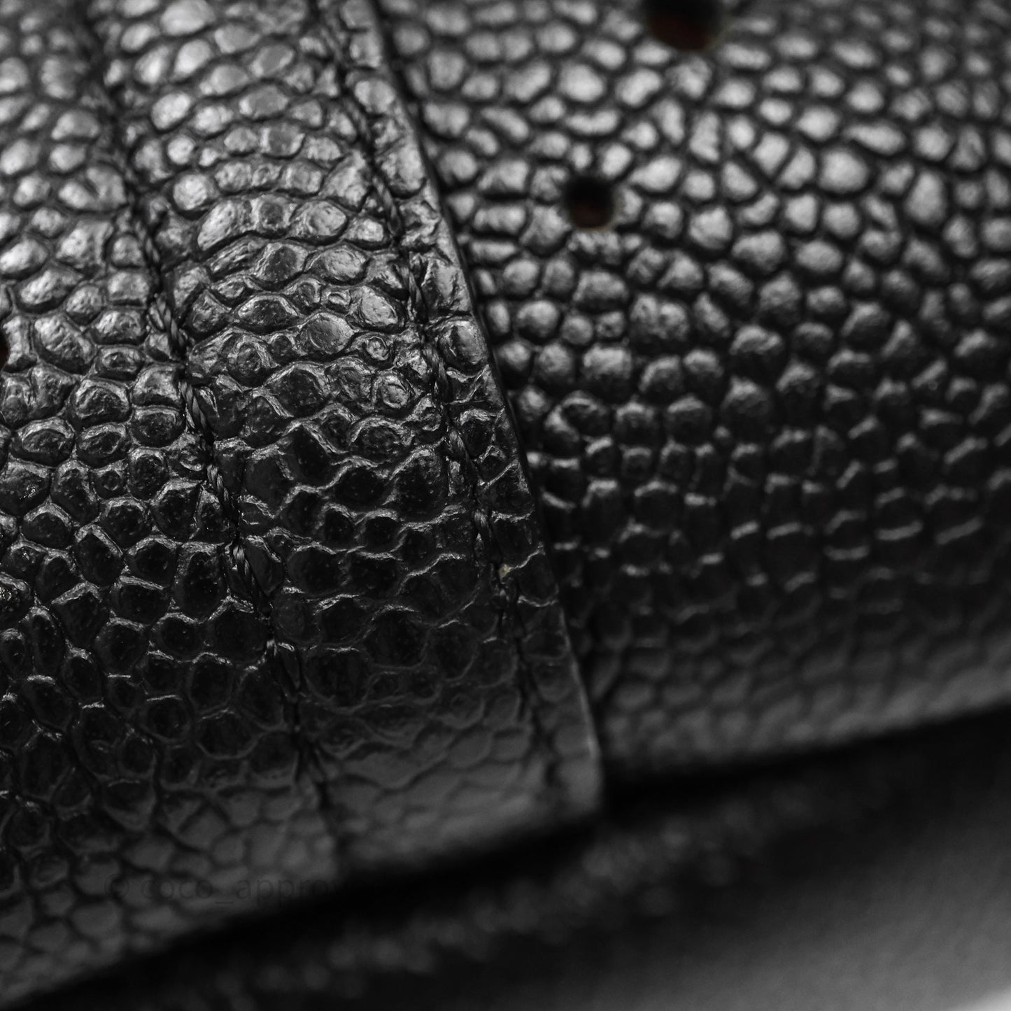 Chanel CC Drawstring Bucket Bag Black Caviar