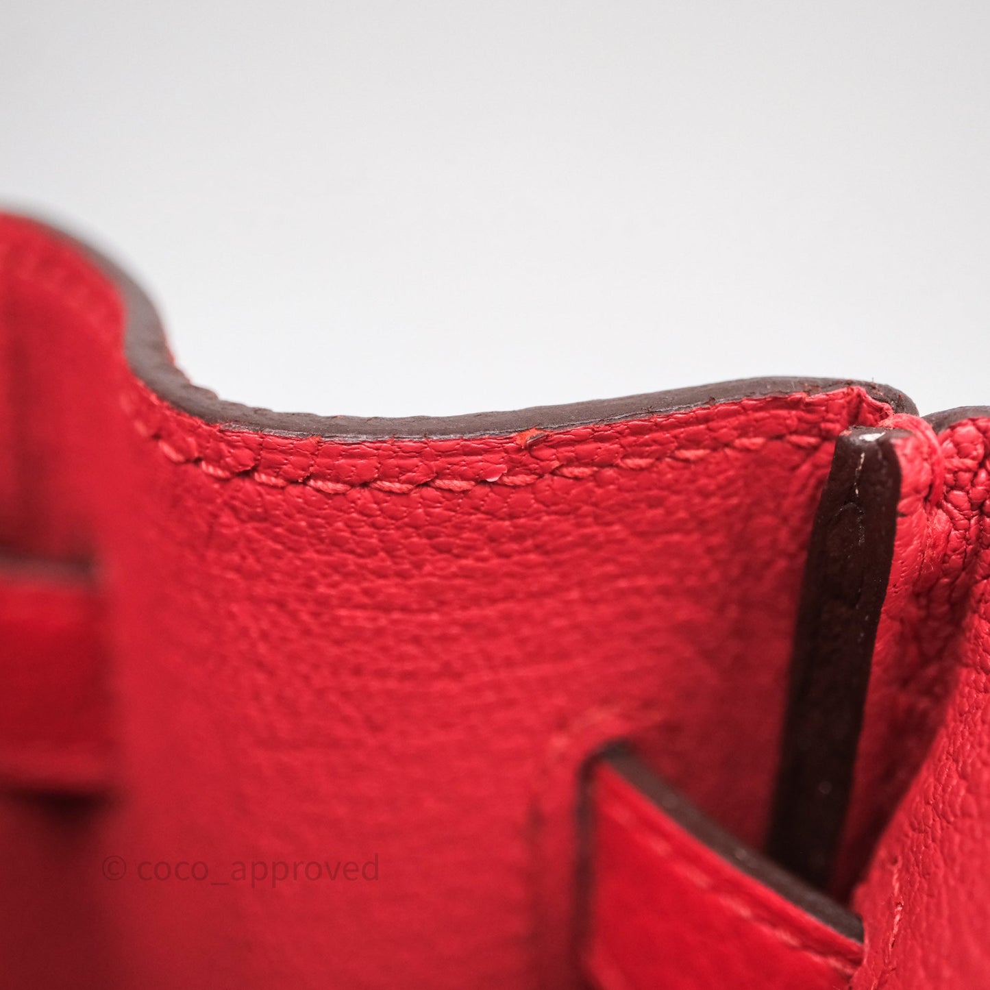 Hermes Birkin 30 Rouge Togo Gold Hardware