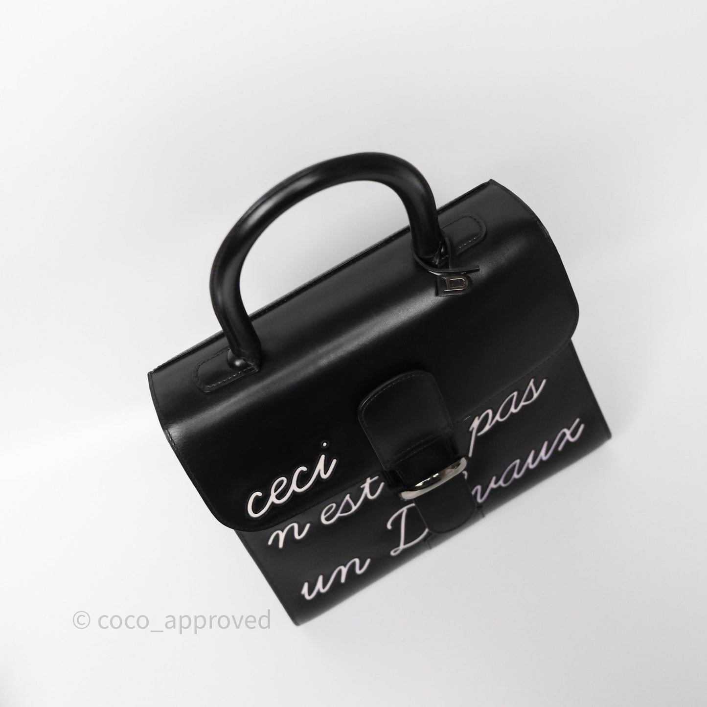 Delvaux Brillant L'Humour MM Black Calfskin