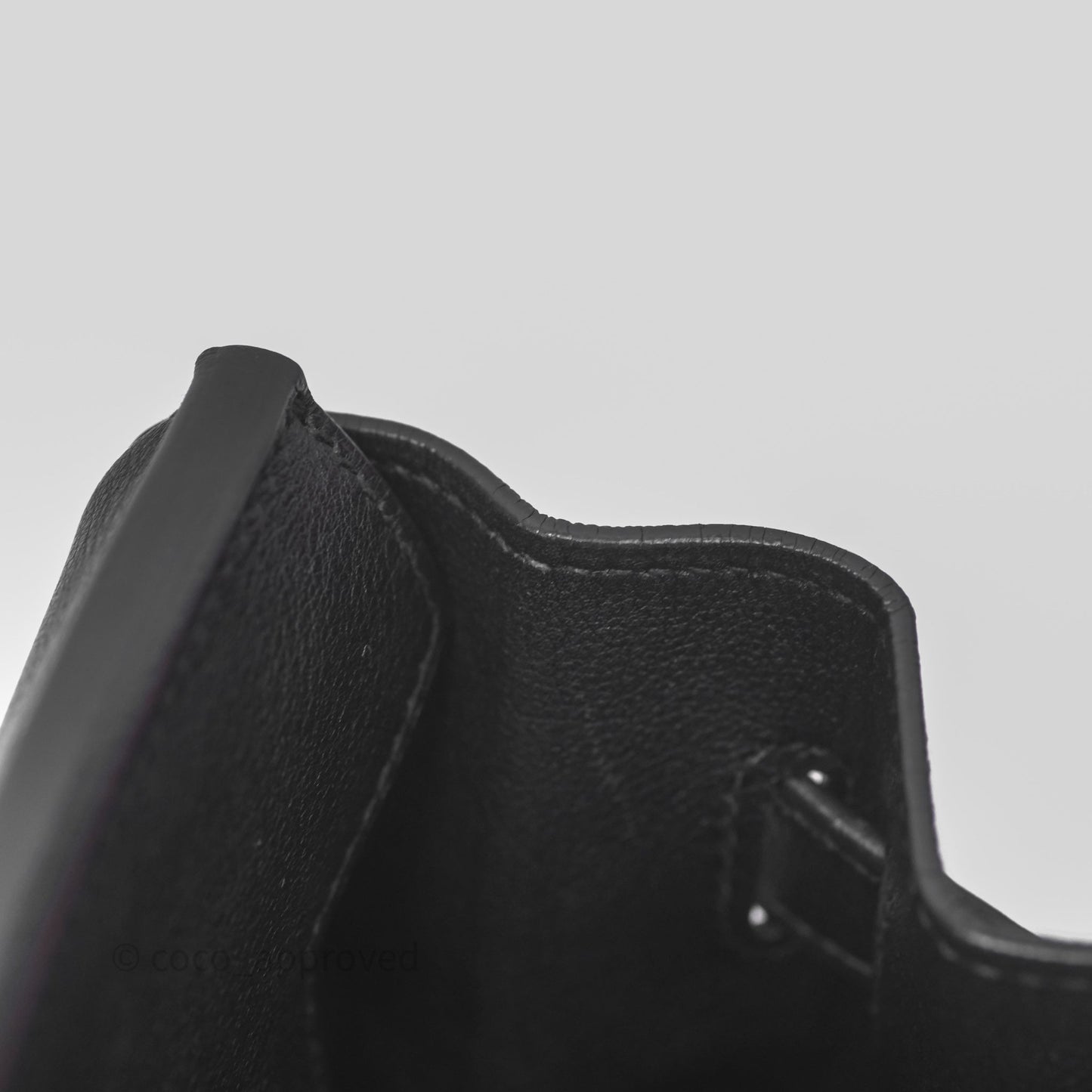 Hermès Birkin 30 Noir 89 Evergrain Palladium Hardware